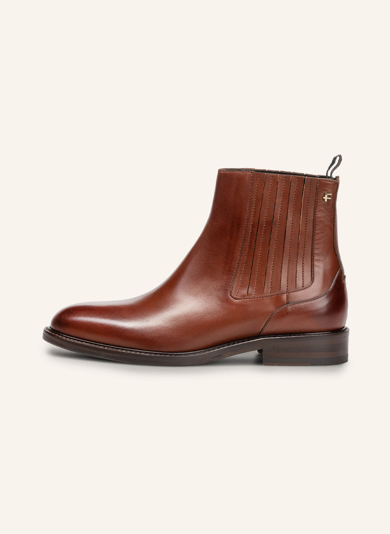 Floris van Bommel Chelsea-Boots ZELMI 02: COGNAC
