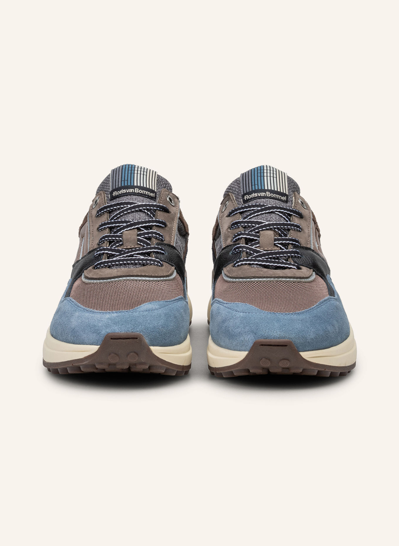 Floris van Bommel DE TRIKKER 01 Sneakers: BROWN