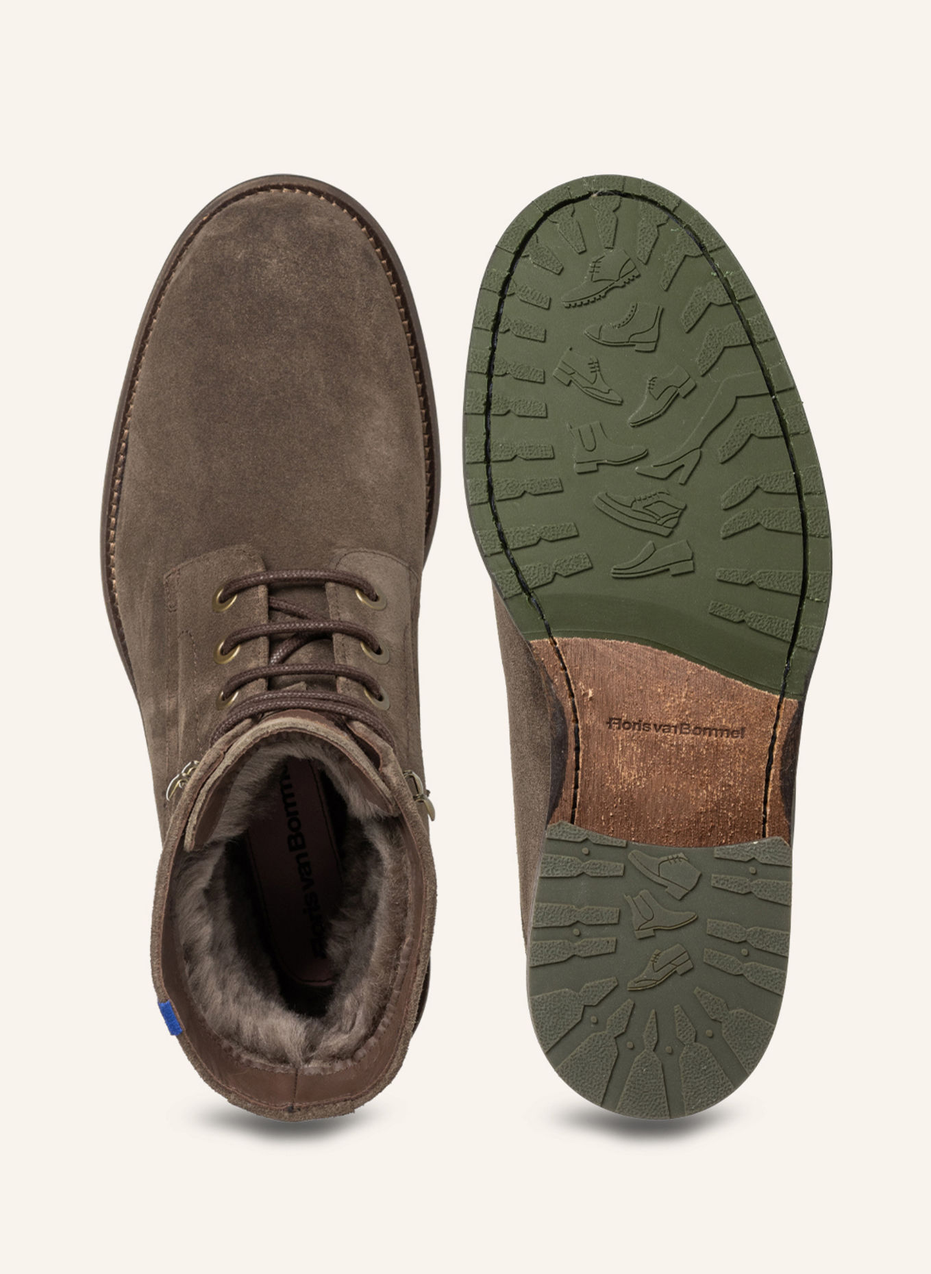 Floris van Bommel Laarzen FERRI 01: TAUPE