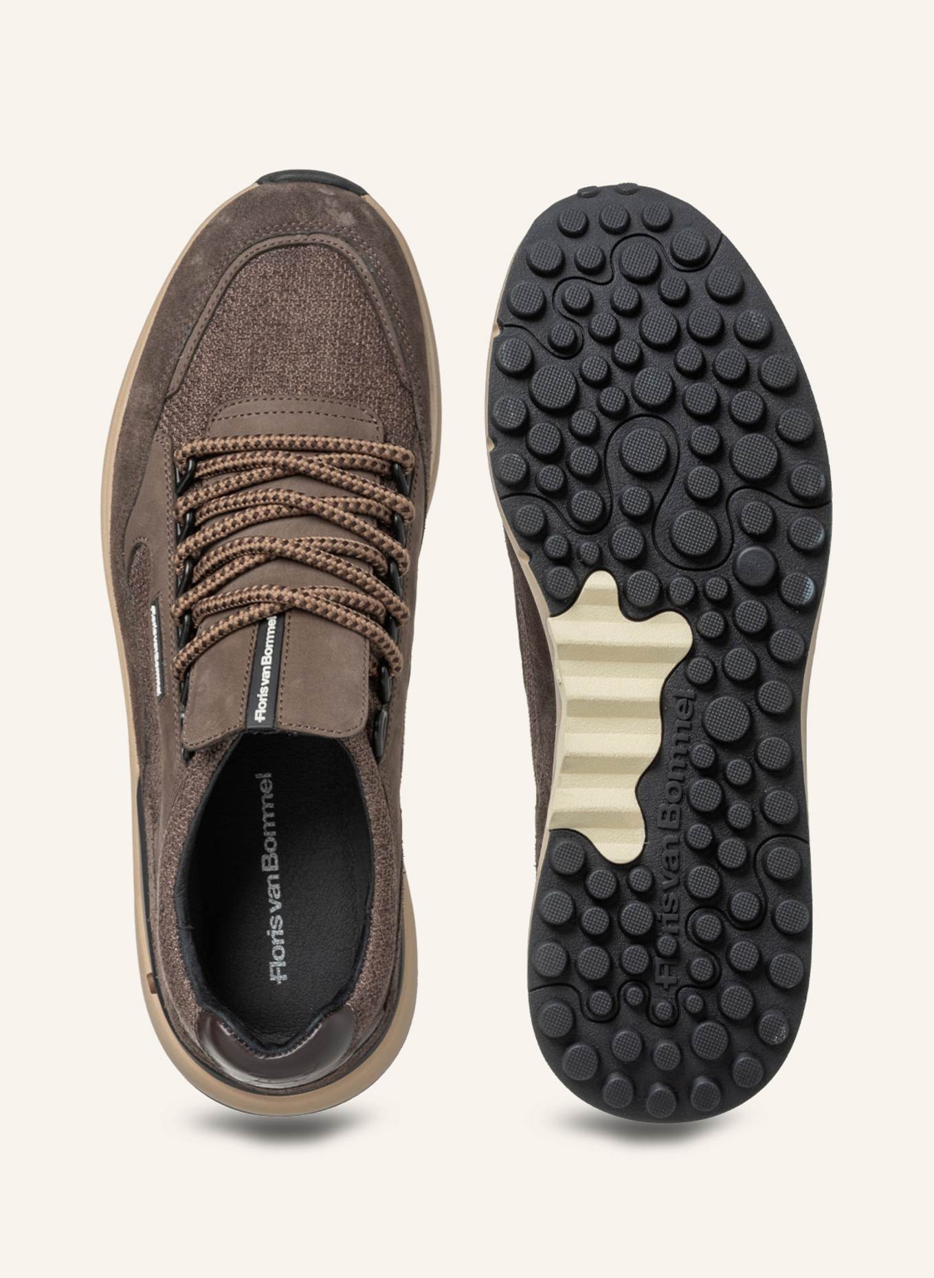 Floris van Bommel Sneaker DE TRIKKER 04: BRAUN