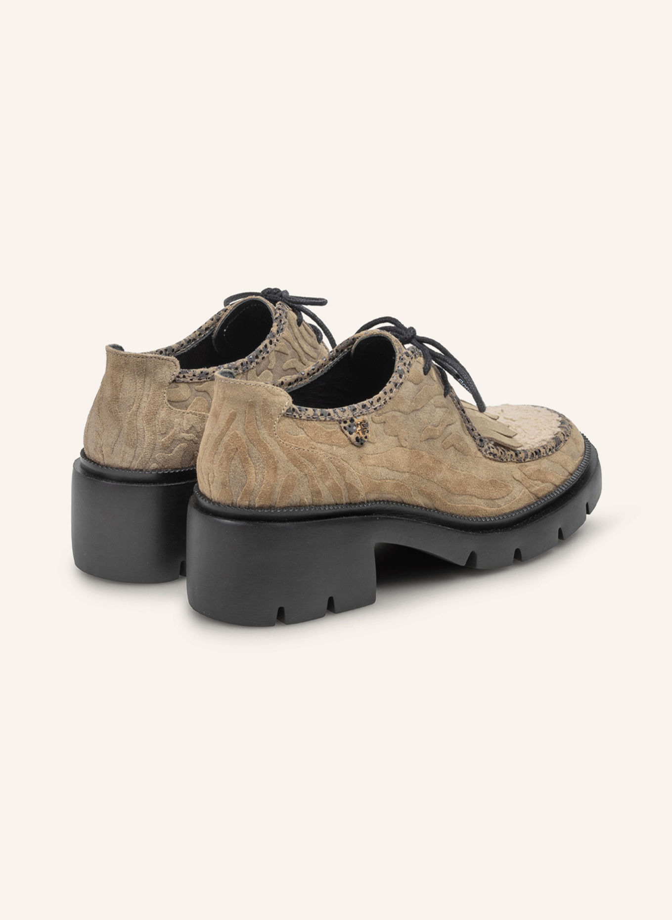Floris van Bommel Veterschoen MADDI 03: TAUPE