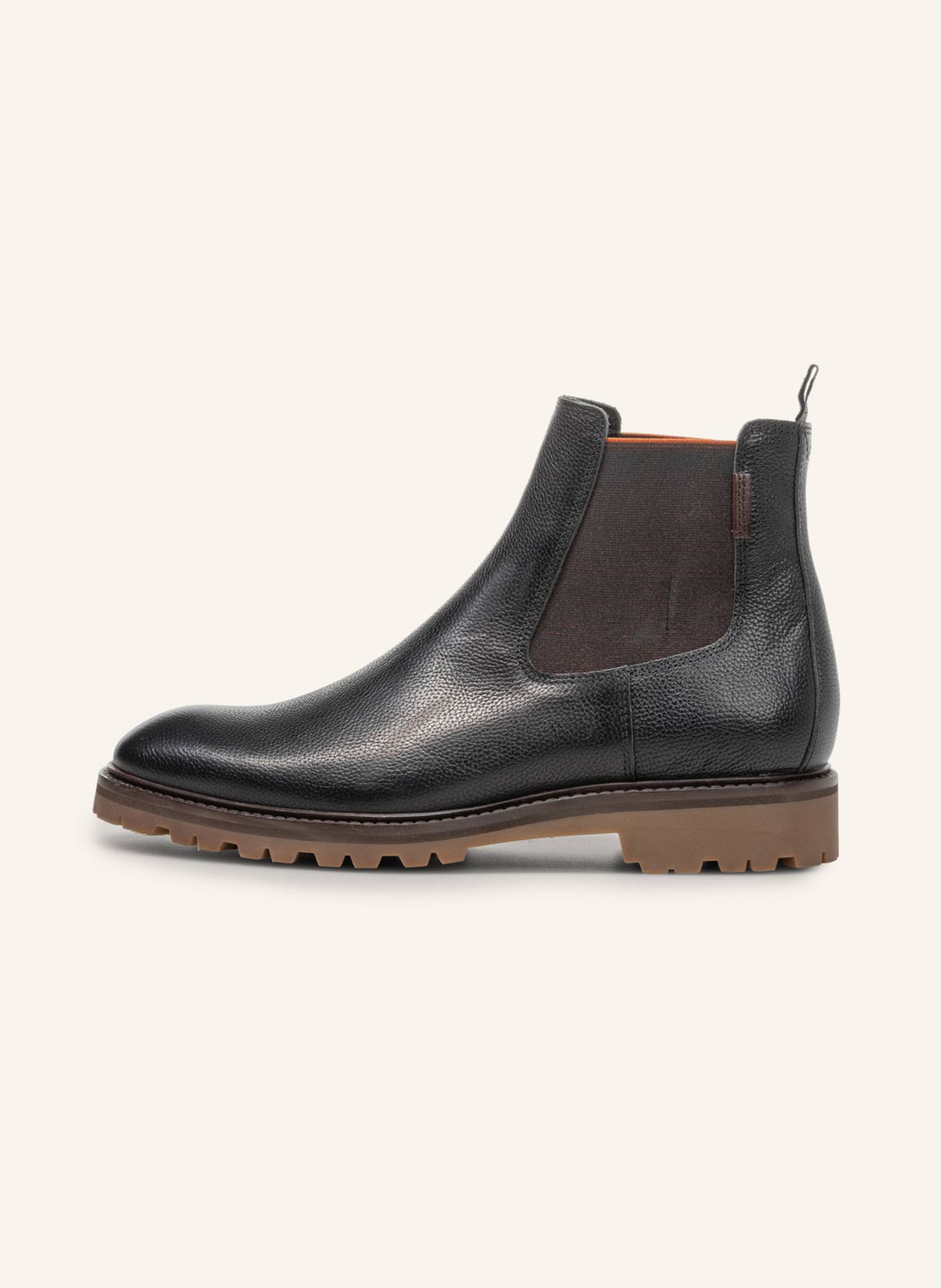 Floris van Bommel Chelsea-Boots STURDI 04: SCHWARZ