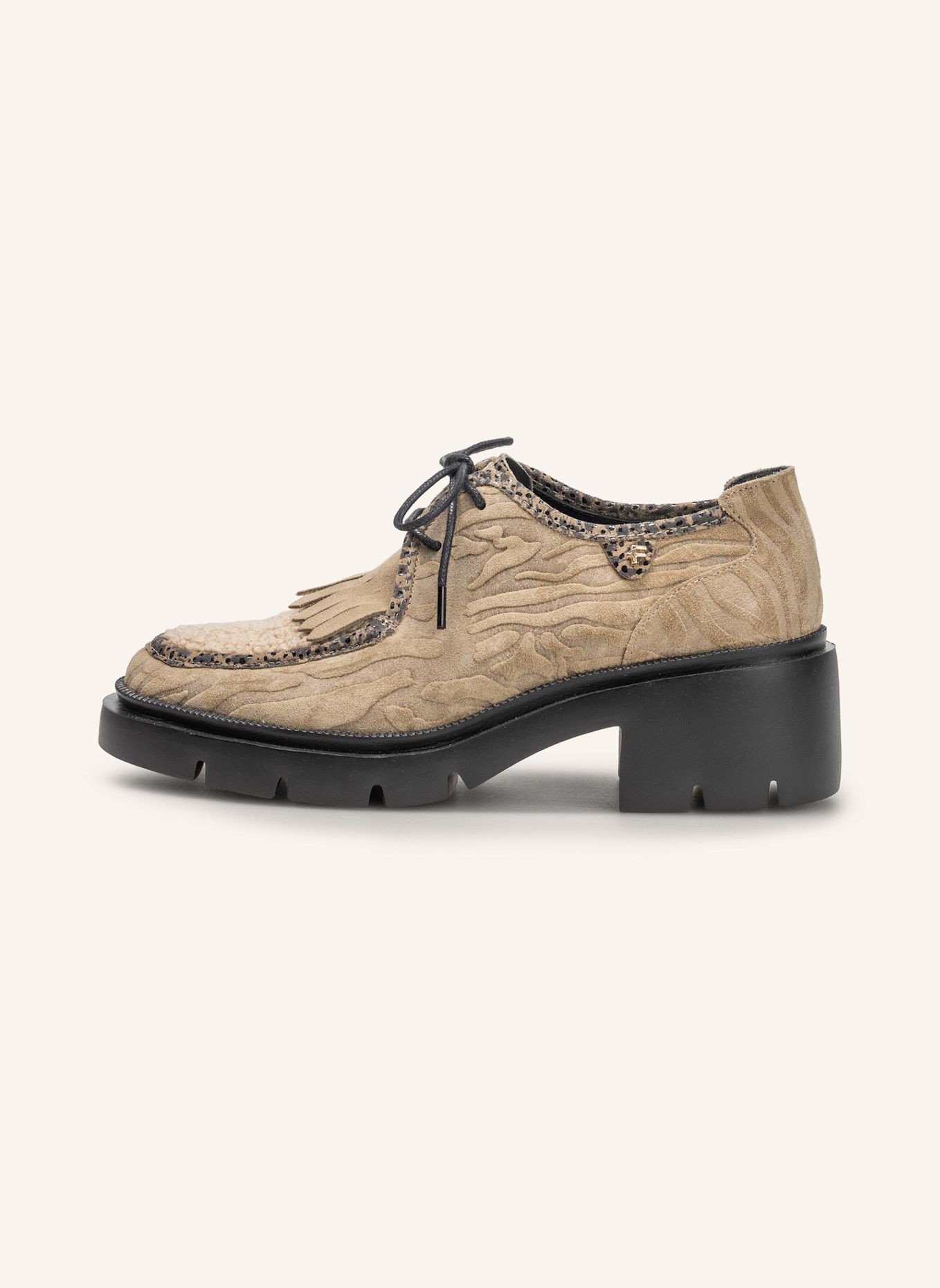 Floris van Bommel Veterschoen MADDI 03: TAUPE