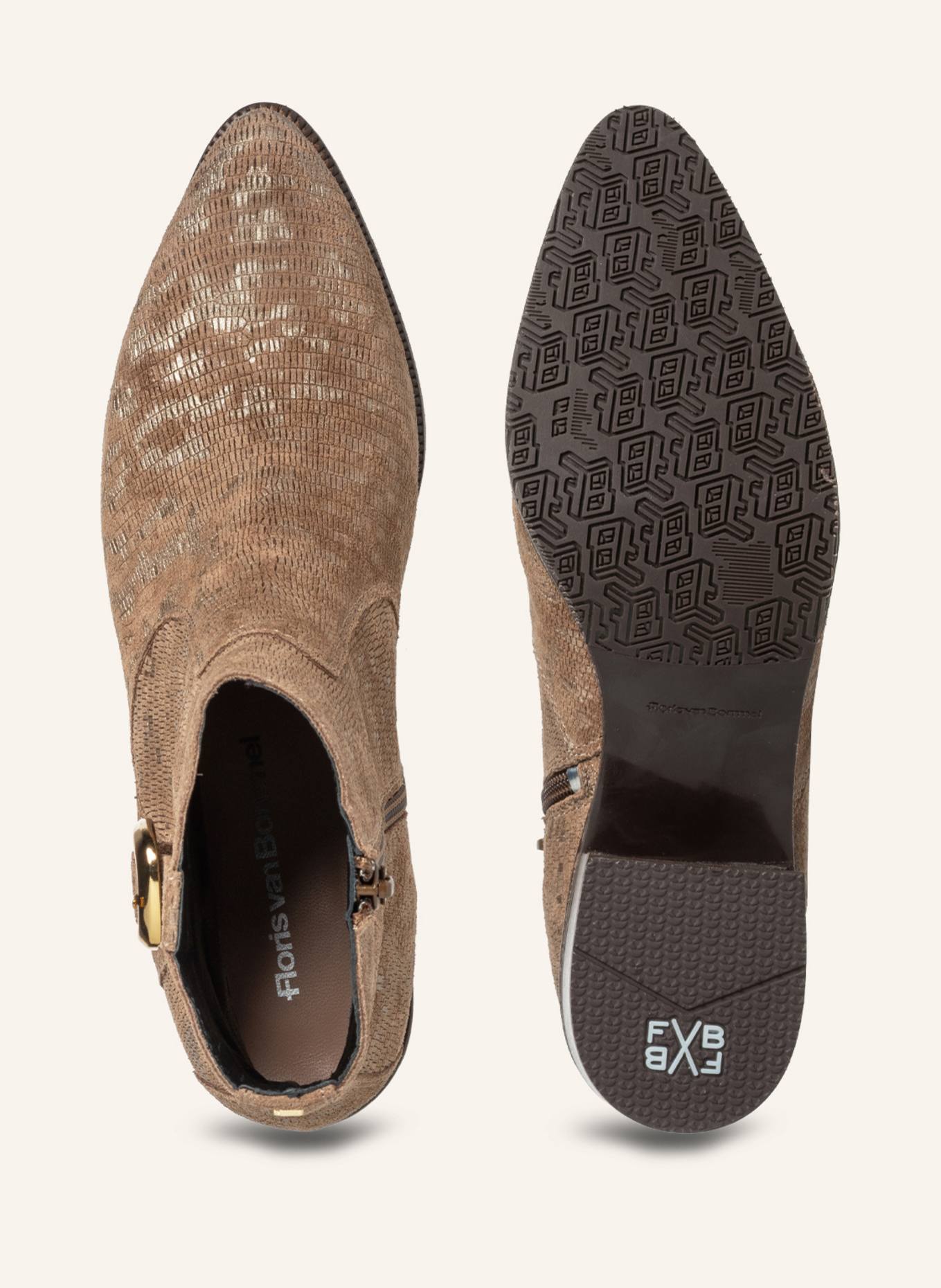 Floris van Bommel EVI 05 Ankle boots: LIGHT BROWN