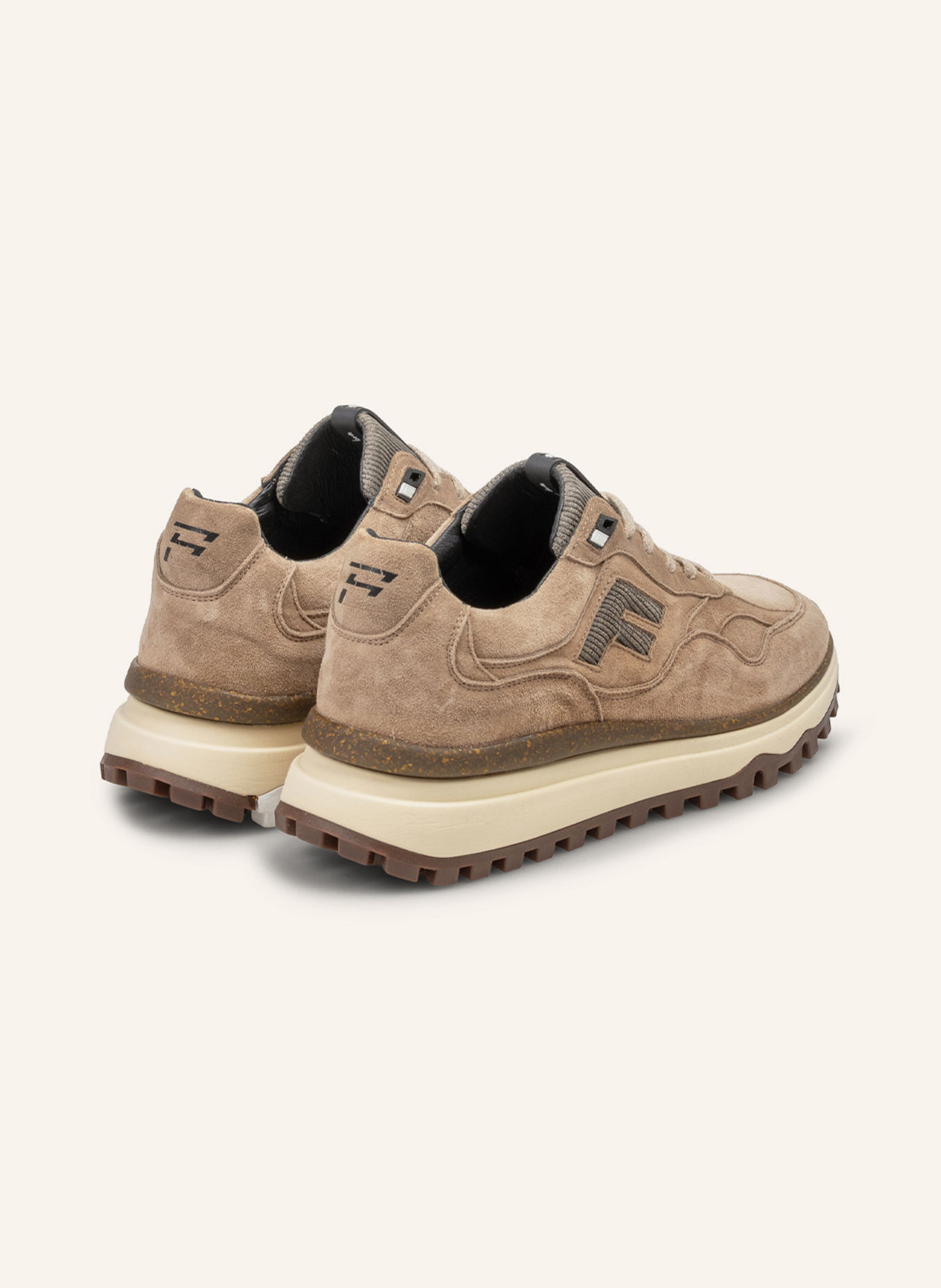 Floris van Bommel Sneaker DE GRIPPER 01: HELLBRAUN