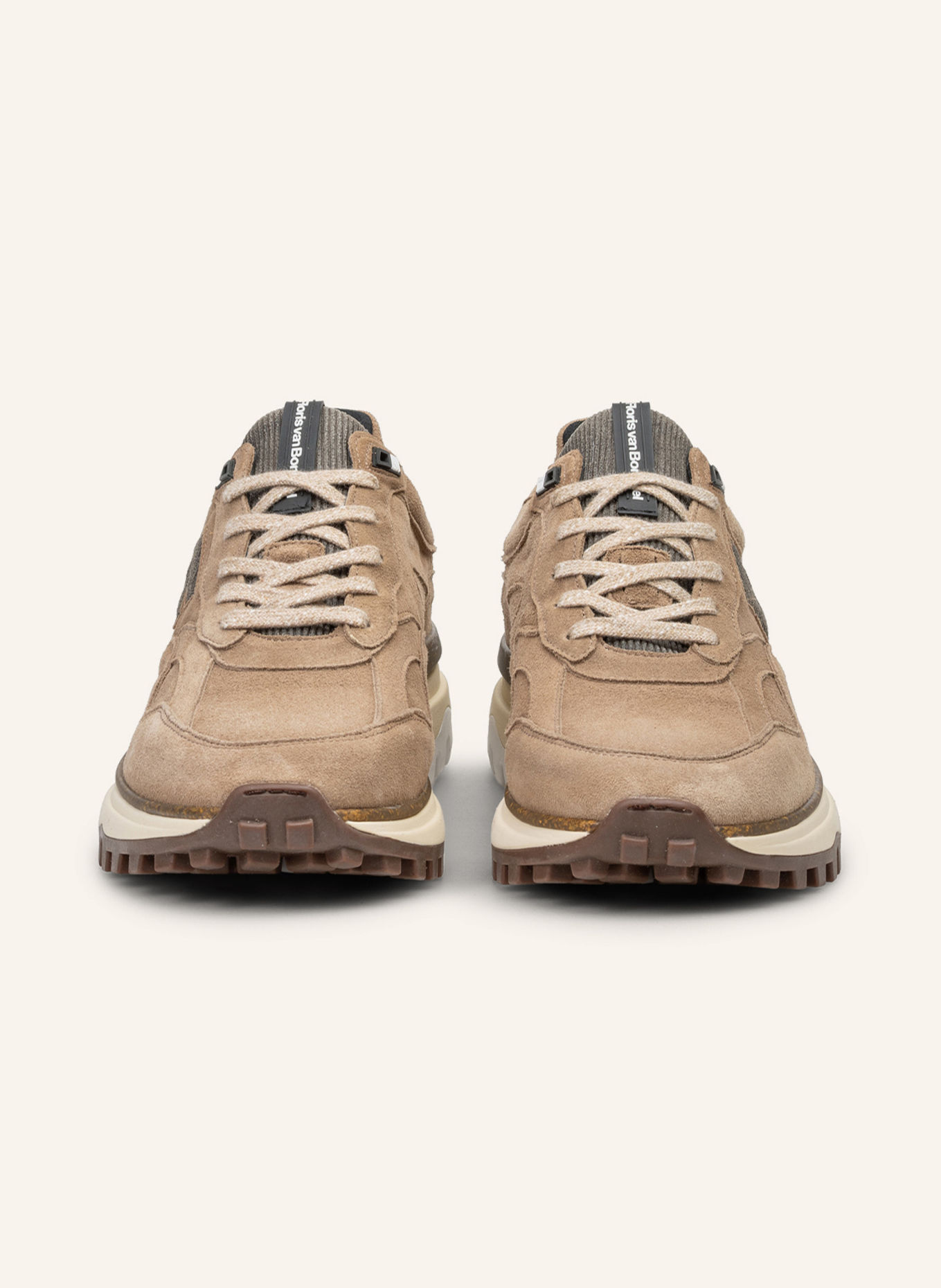Floris van Bommel Sneaker DE GRIPPER 01: HELLBRAUN