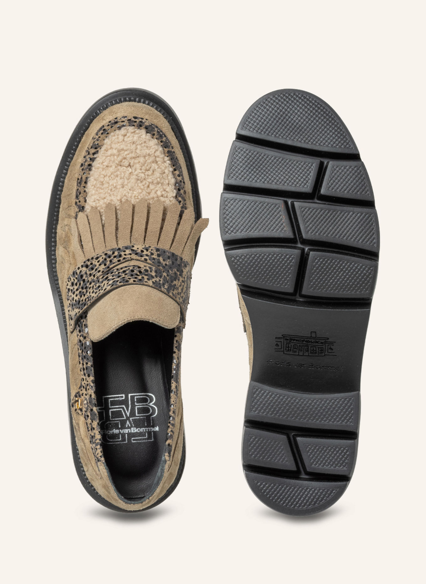 Floris van Bommel Loafer MADDI 02: TAUPE