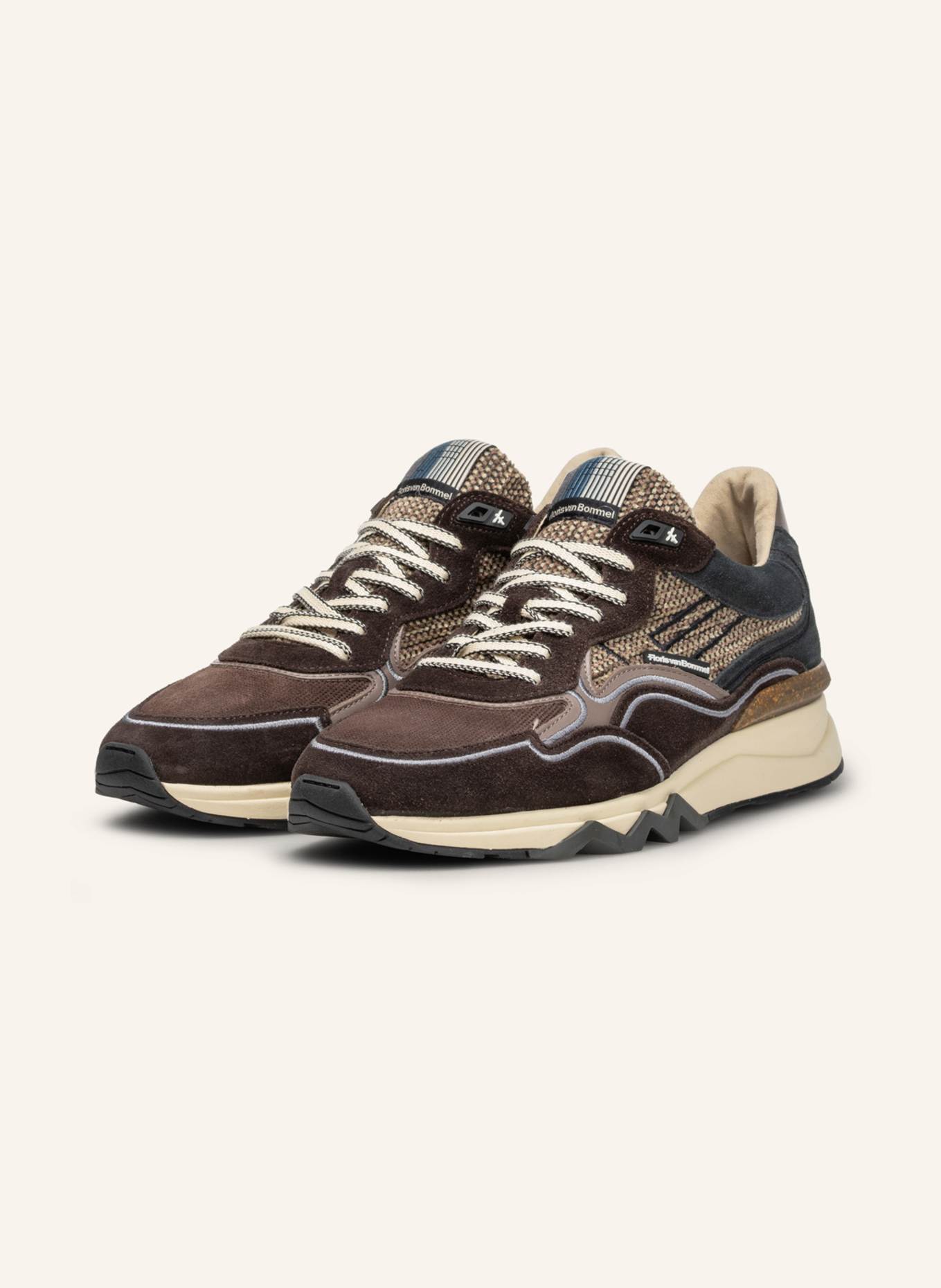 Floris van Bommel Sneaker DE ZAGER 03: DUNKELBRAUN