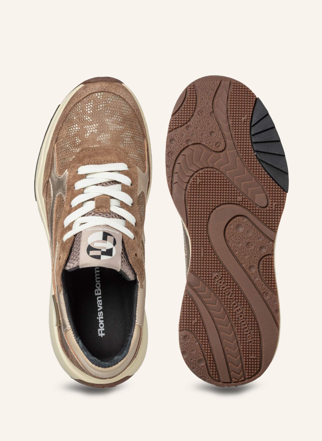 Floris van Bommel Sneaker SUVI 05: TAUPE