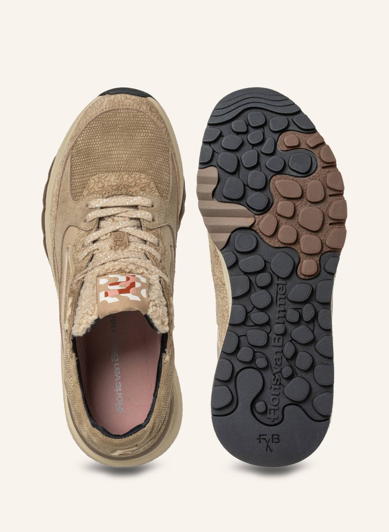 Floris van Bommel Sneaker TRENI 01: TAUPE