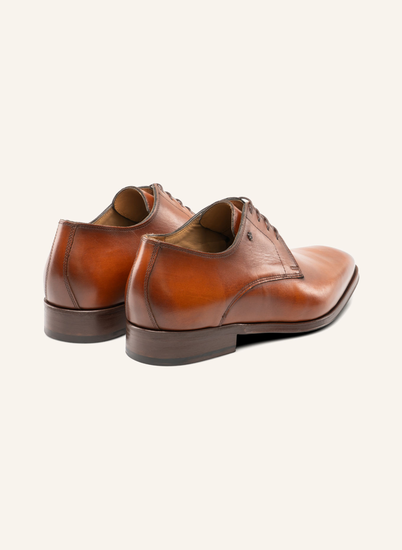 Floris van Bommel Schnürschuh RAFFA 03: COGNAC