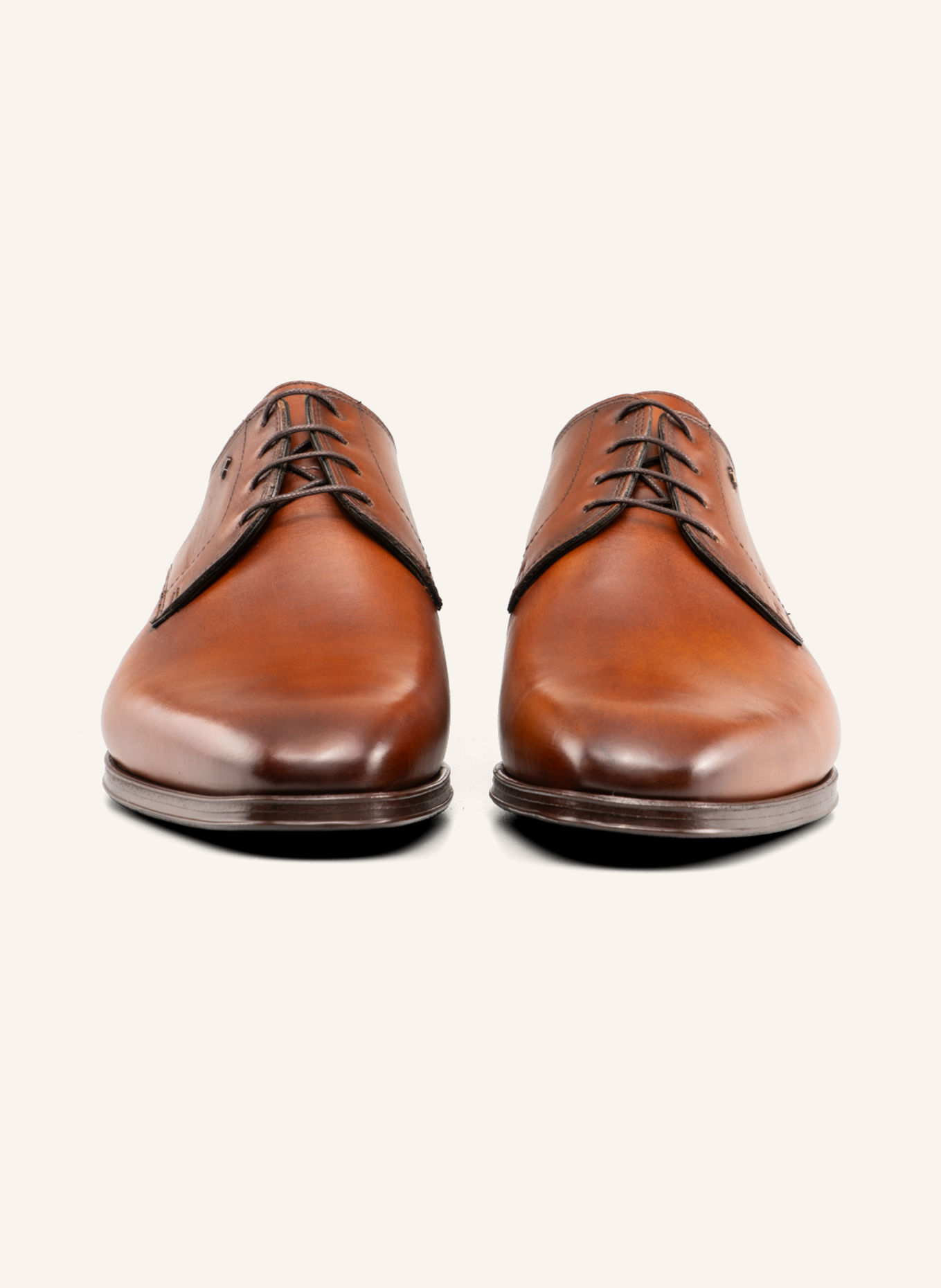 Floris van Bommel Schnürschuh RAFFA 03: COGNAC