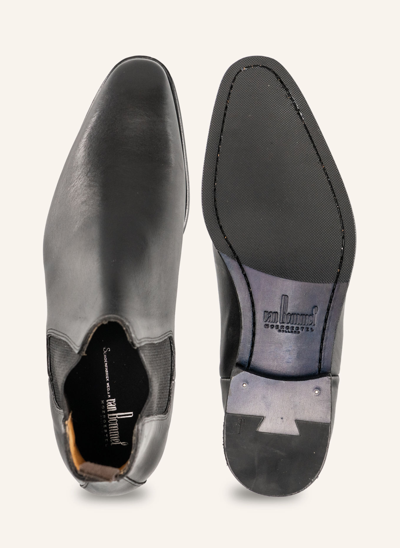 Floris van Bommel Chelsea-Boots RAFFA 09: SCHWARZ
