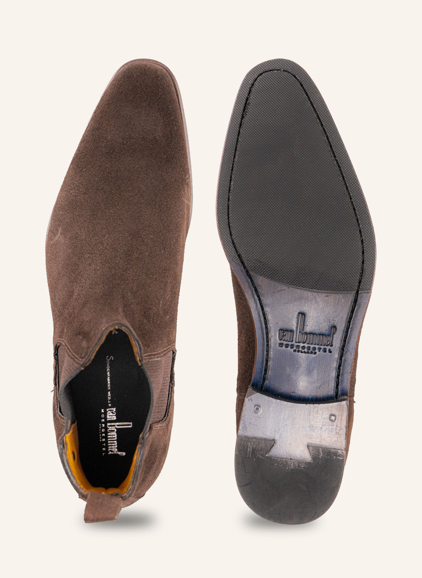 Floris van Bommel Chelsea boots RAFFA 09: MARRON FONCÉ