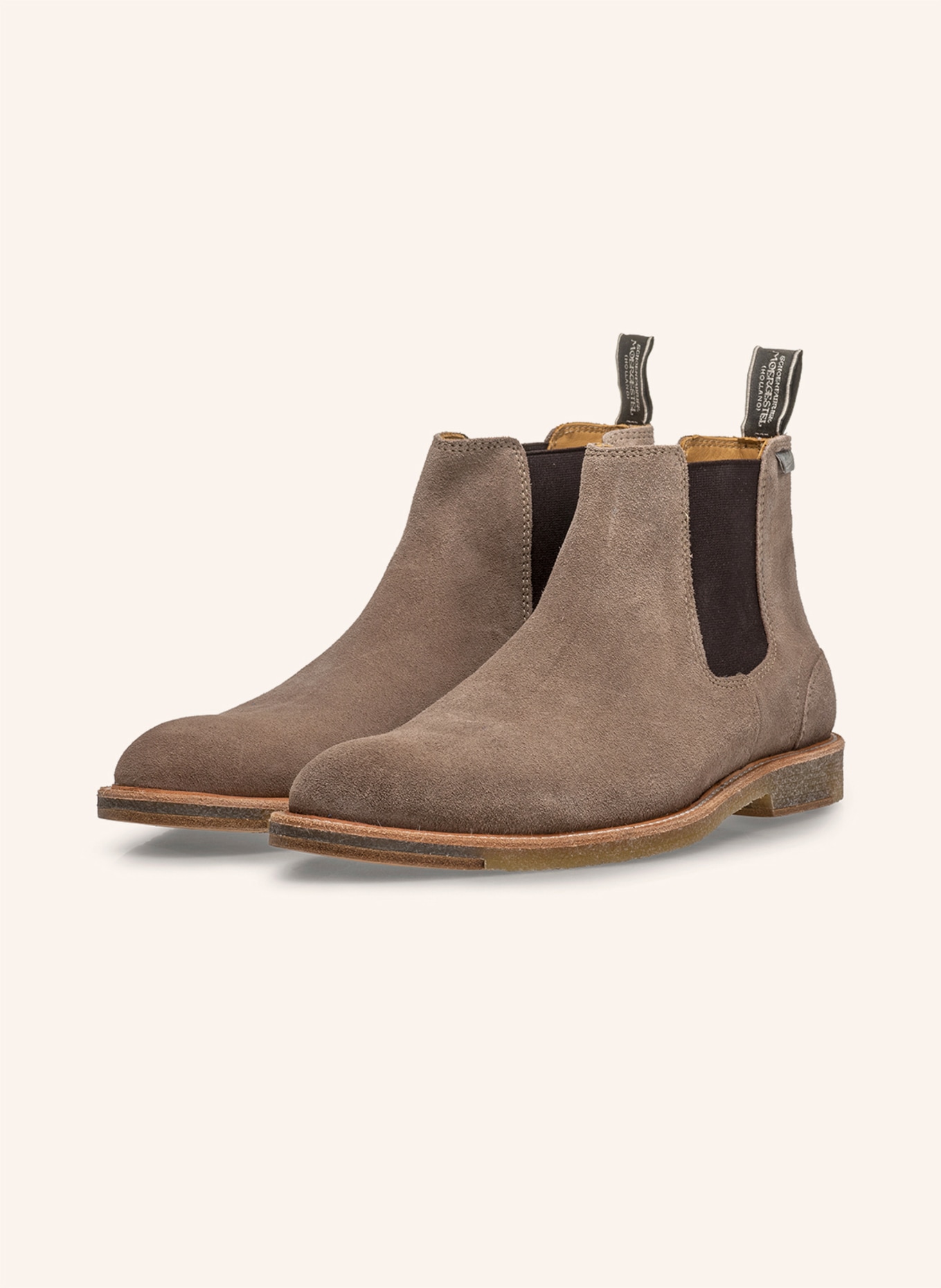 Floris van Bommel Chelsea-Boots DE LEXER 06, Farbe: HELLBRAUN (Bild 1)