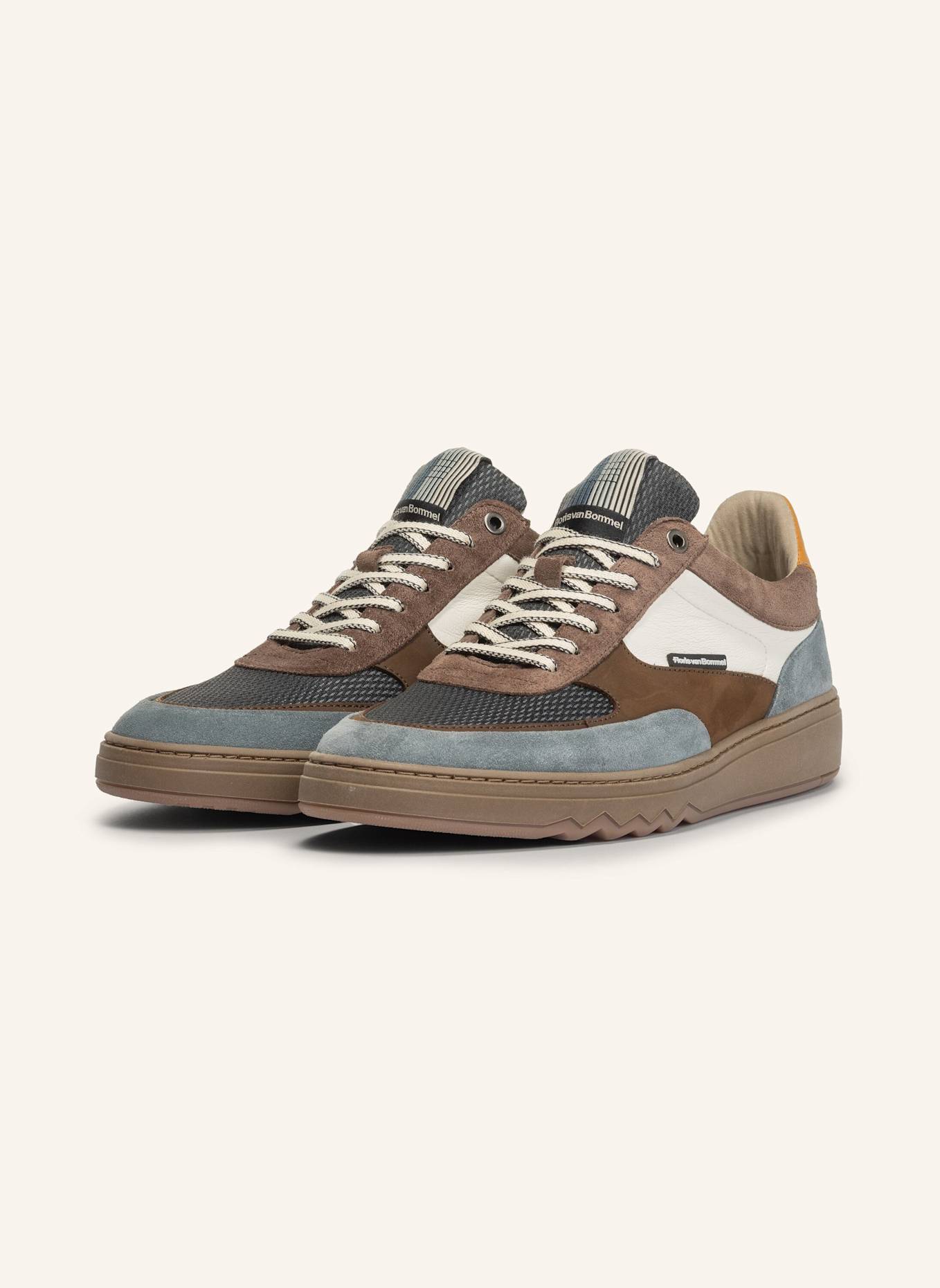 Floris van Bommel Sneaker DE KUPSTER 05, Farbe: TAUPE/ BLAU (Bild 1)