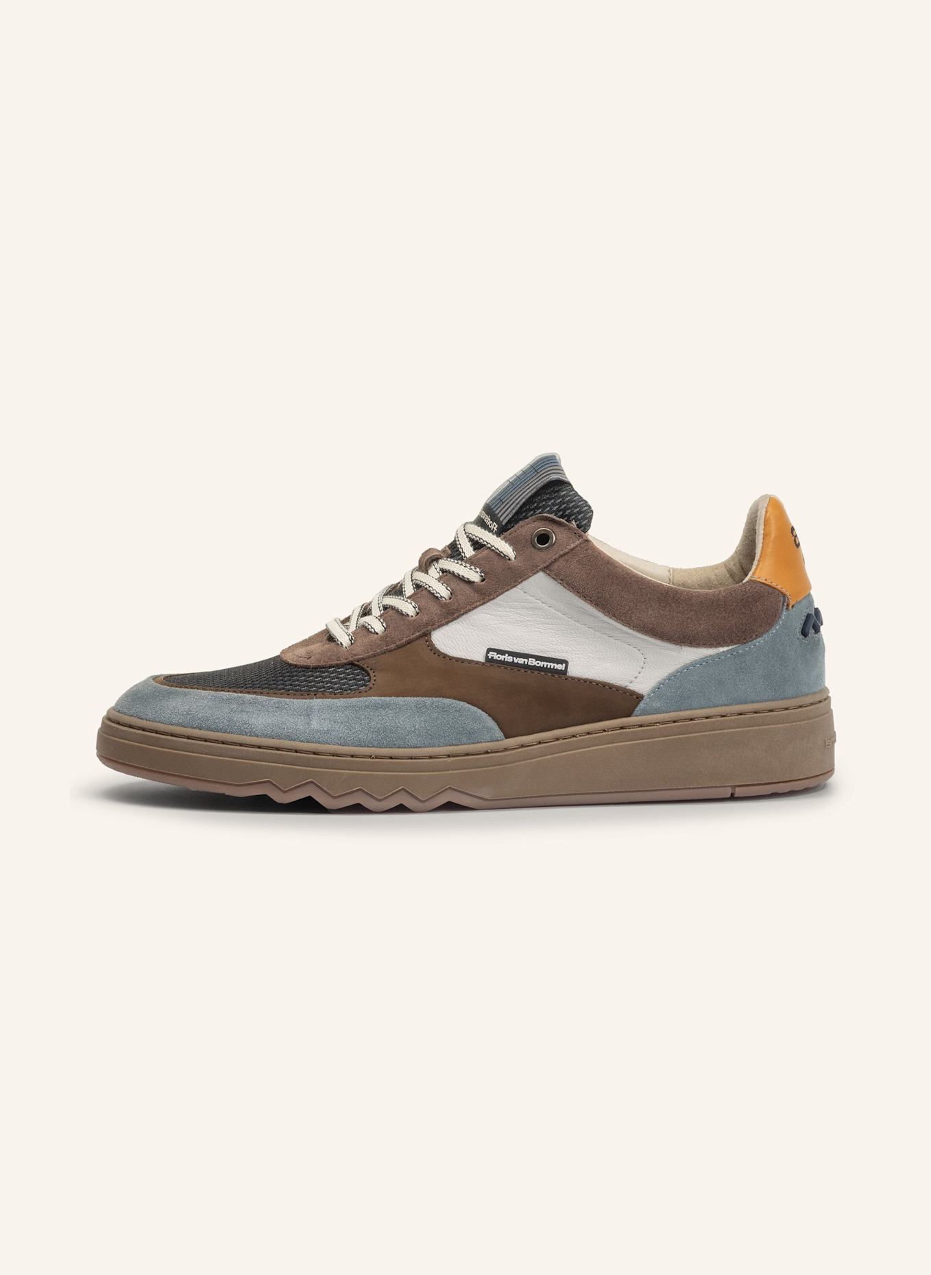 Floris van Bommel Sneaker DE KUPSTER 05, Farbe: TAUPE/ BLAU (Bild 4)