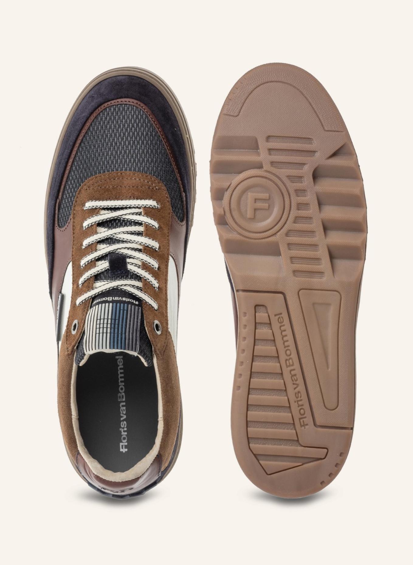 Floris van Bommel Sneaker DE KUPSTER 05, Farbe: COGNAC/ SCHWARZ (Bild 5)