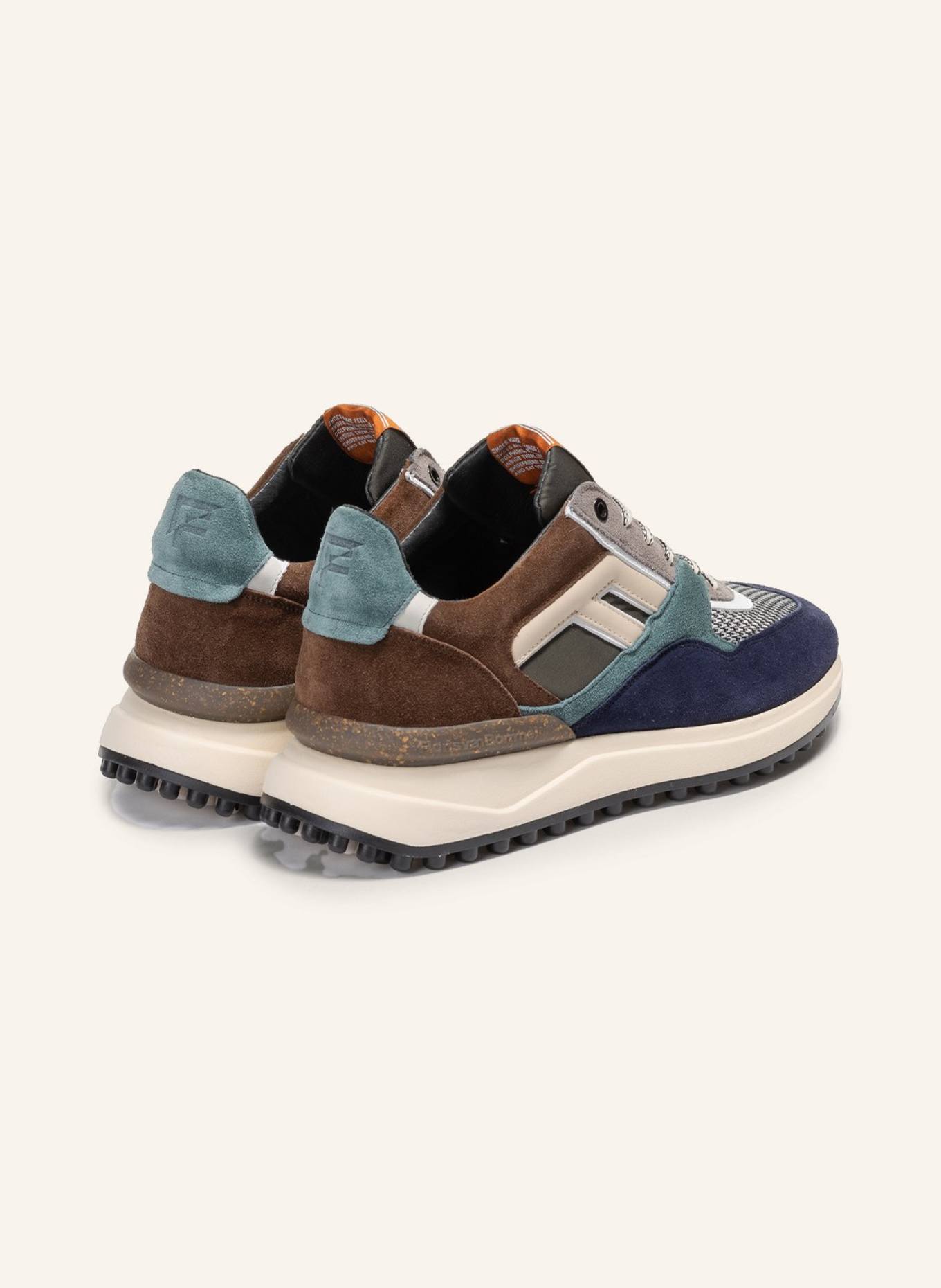 Floris van Bommel Sneaker NOPPI 29, Farbe: DUNKELBLAU/ BRAUN/ GRAU (Bild 2)