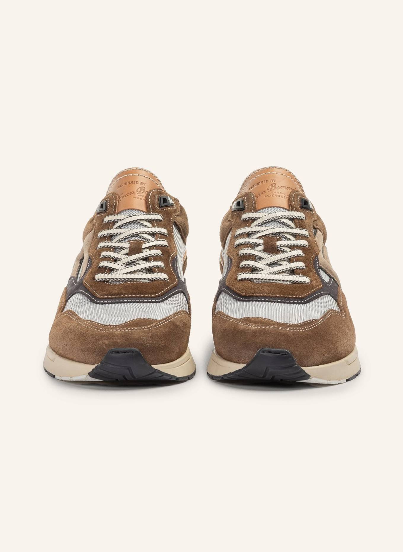 Floris van Bommel Sneaker DE RUNNER 07, Farbe: COGNAC/ GRAU (Bild 3)