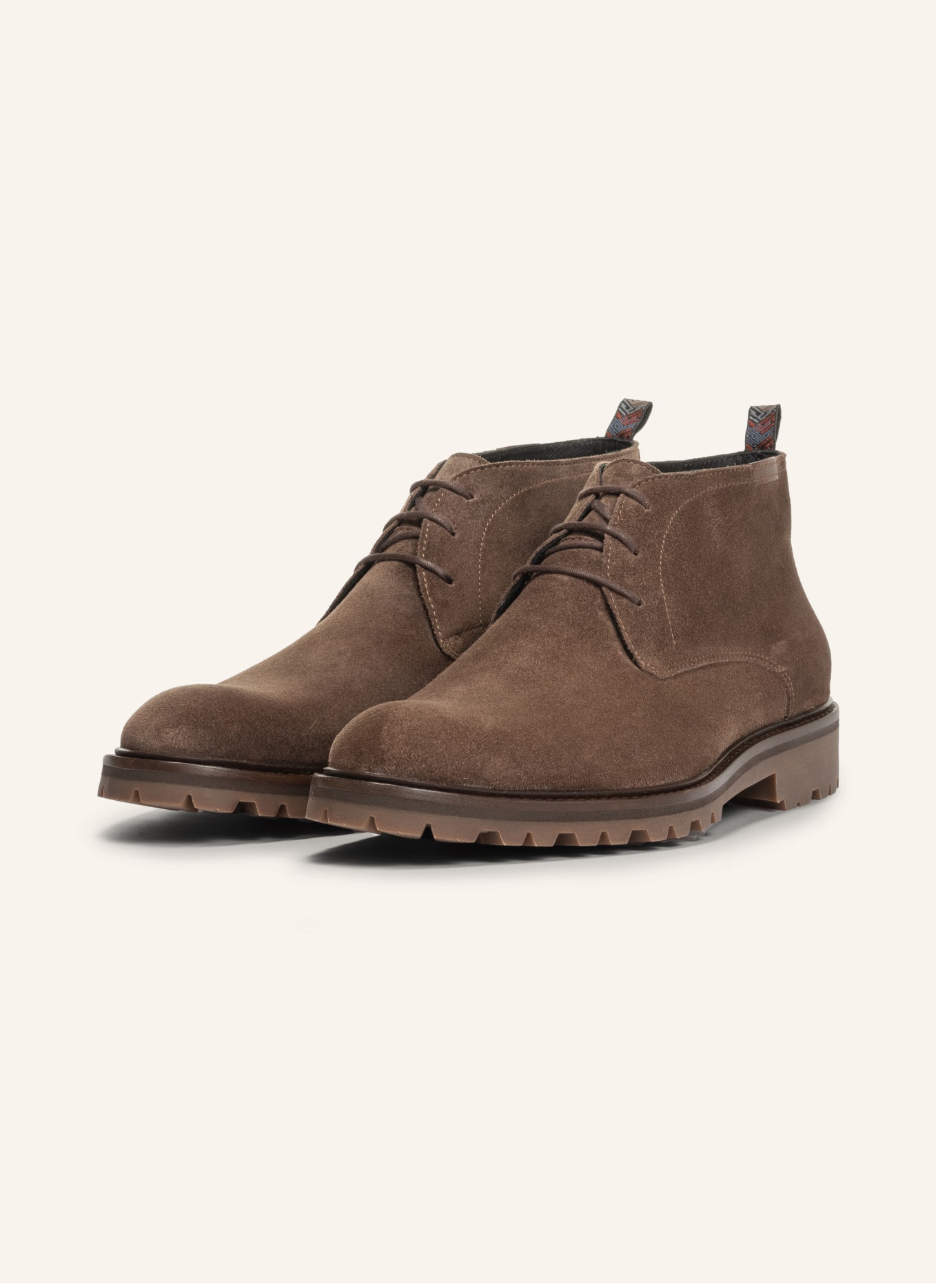 Floris van Bommel Schnürboots STURDI 01, Farbe: TAUPE (Bild 1)