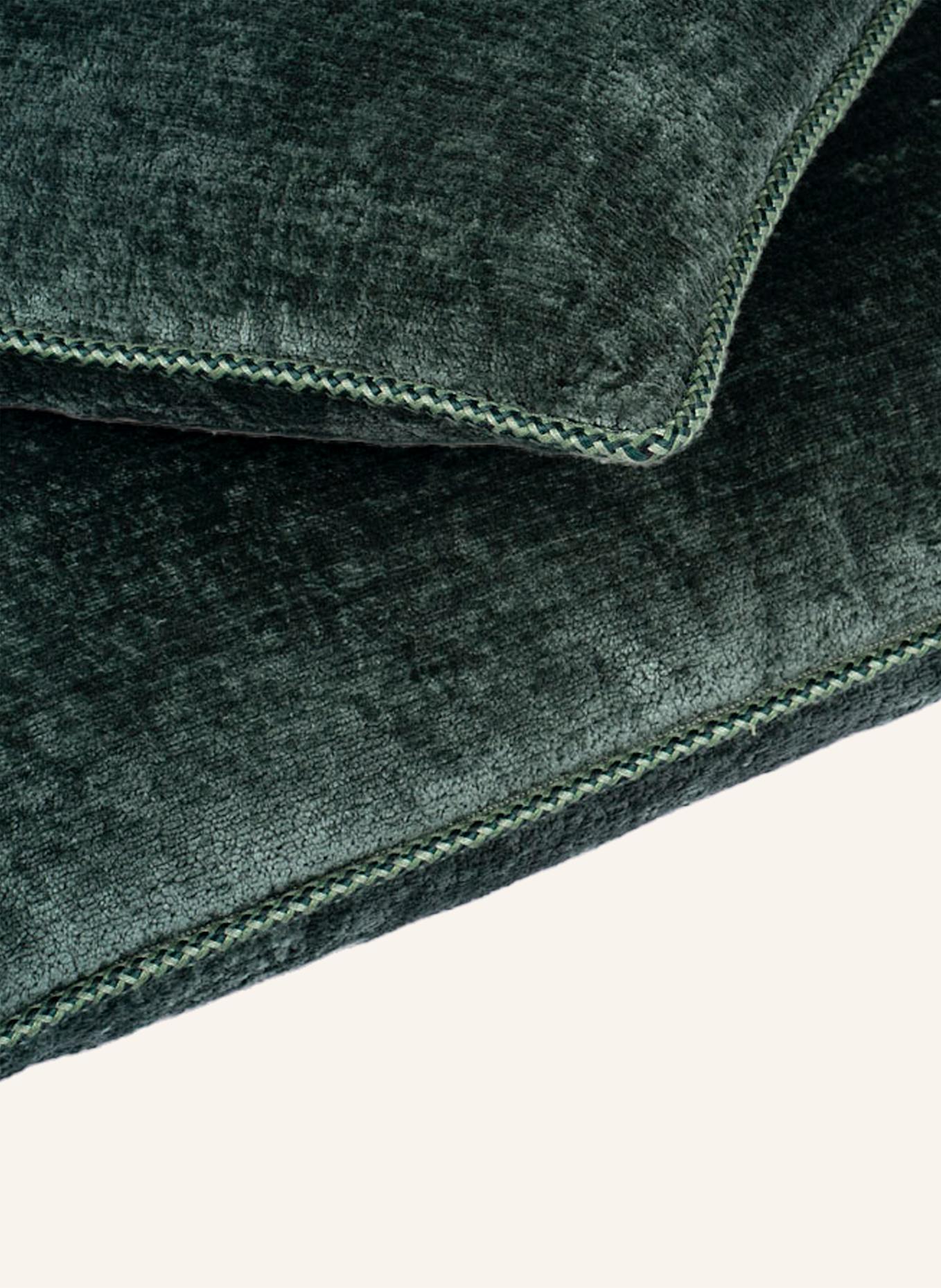 another mondaen Dekokissen ALBERS MONOCHROM TEDDY: DUNKELGRÜN