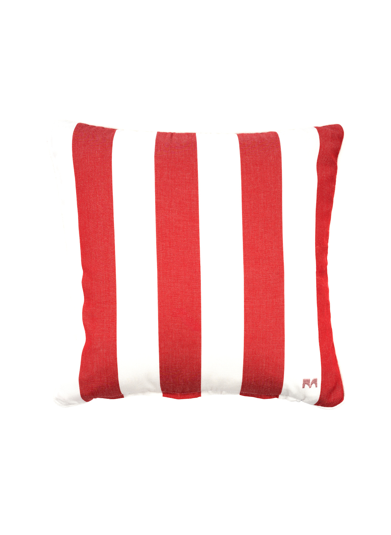 another mondaen Dekokissen WILLE OUTDOOR CLASSIC STREIFENKISSEN: ROT