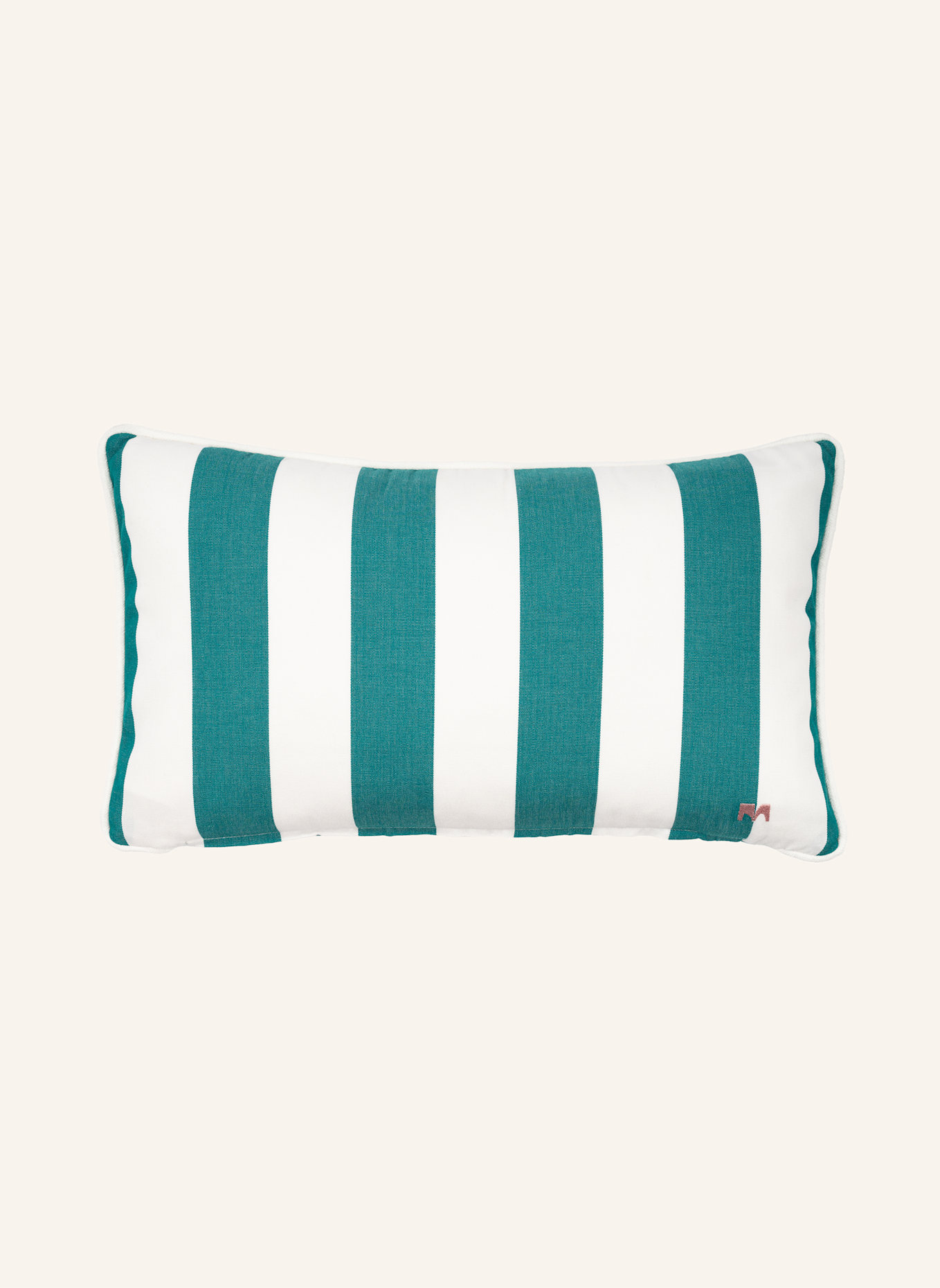 another mondaen Dekokissen ERICH OUTDOOR CLASSIC STREIFENKISSEN: DUNKELGRÜN
