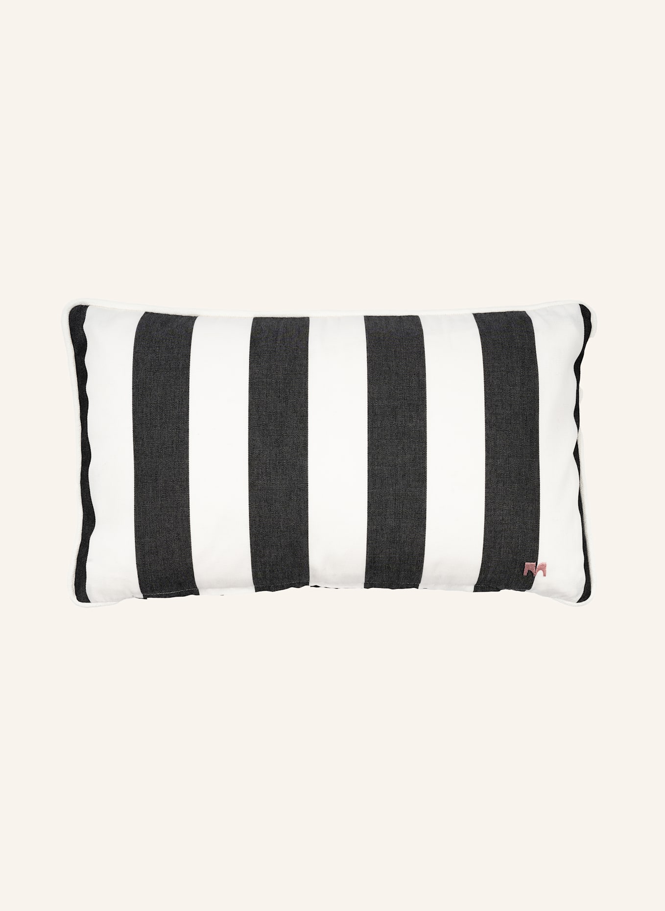 another mondaen Dekokissen ERICH OUTDOOR CLASSIC STREIFENKISSEN: DUNKELGRAU