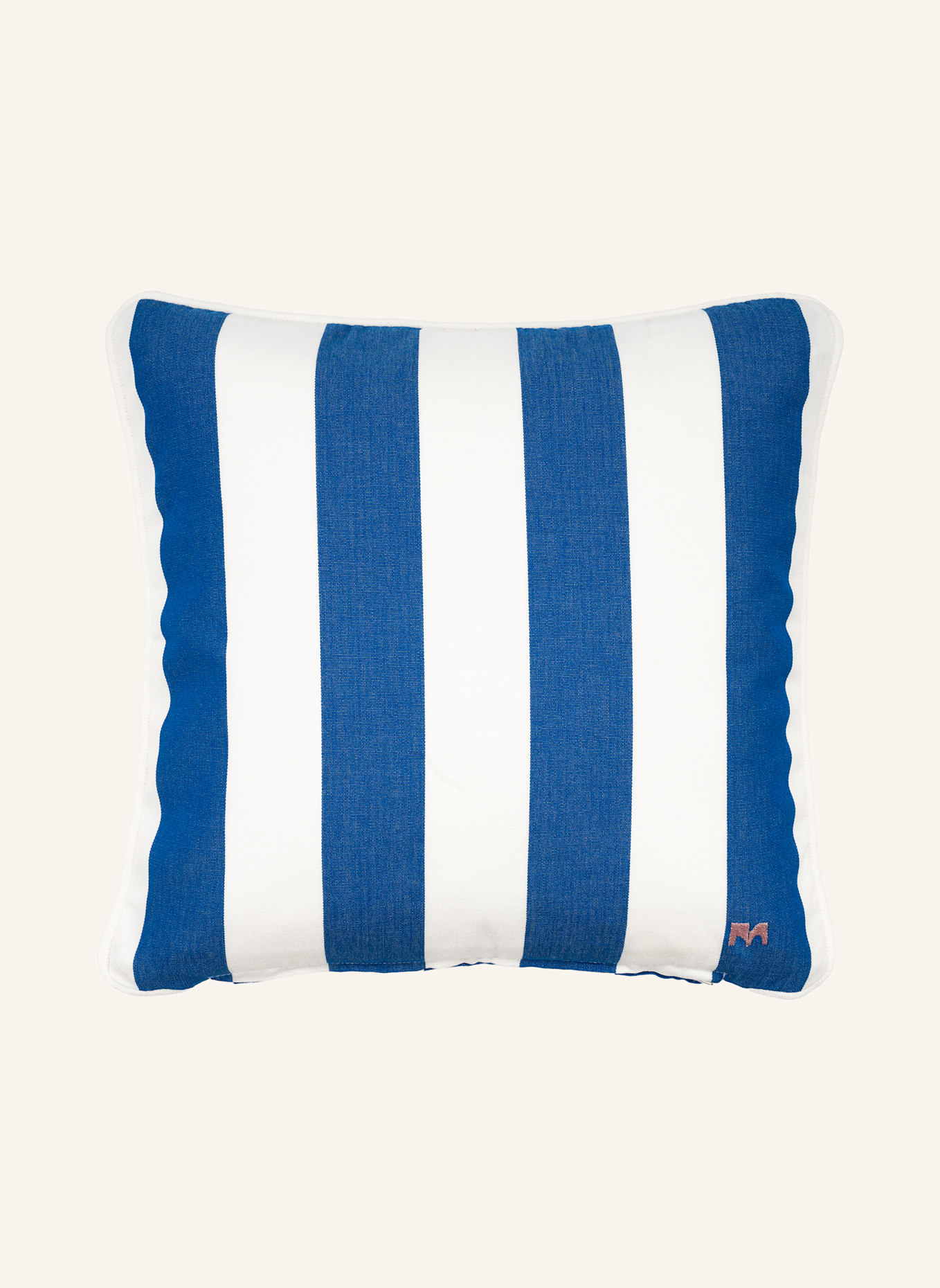 another mondaen Dekokissen WILLE OUTDOOR CLASSIC STREIFENKISSEN: BLAU