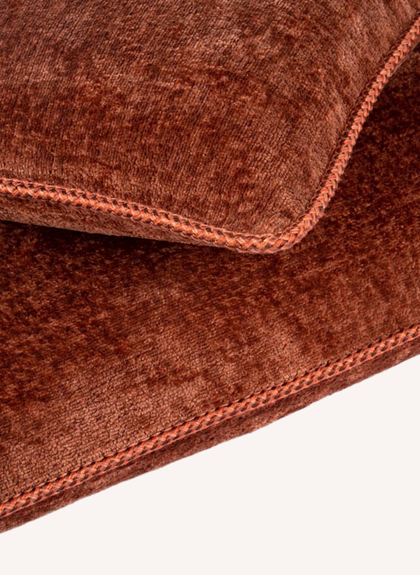 another mondaen Dekokissen ALBERS MONOCHROM TEDDY: DUNKELORANGE