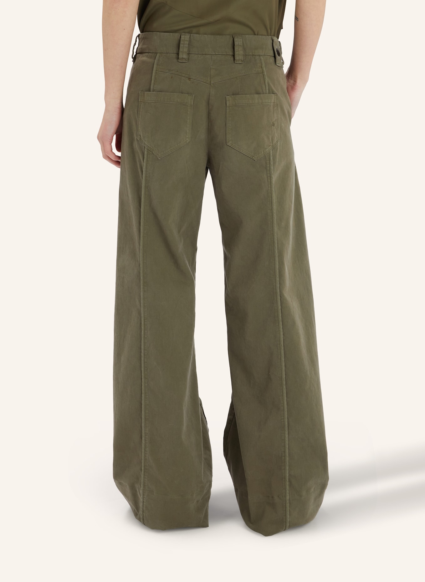 HIGH Marlenehose SALLY: GRÜN