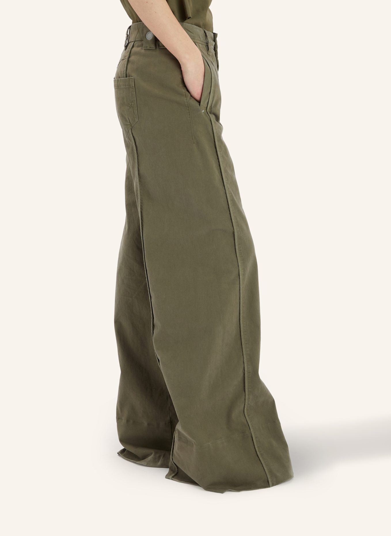 HIGH Marlenehose SALLY: GRÜN