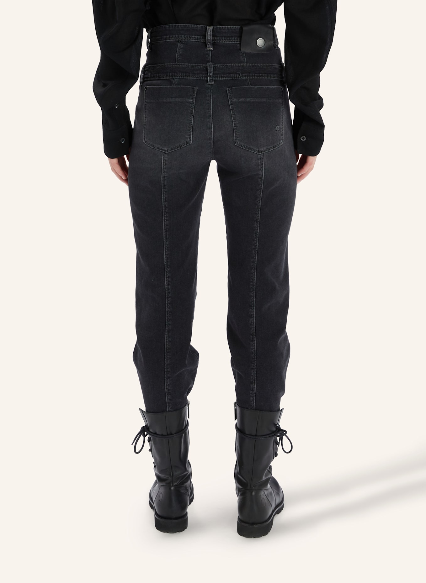 HIGH Jeans FAIR-PLAY: SCHWARZ