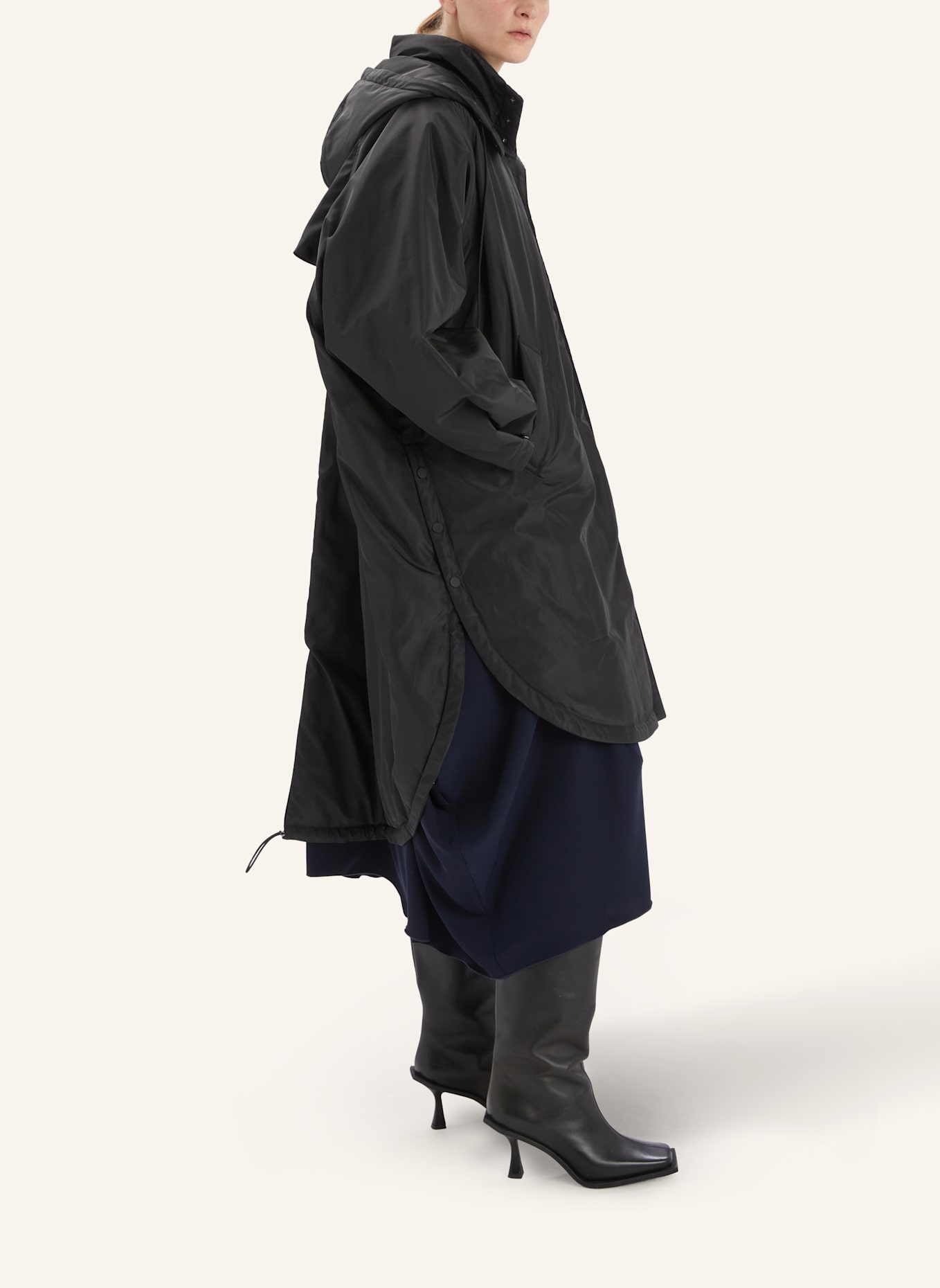 HIGH Oversized-Parka COFFER: BLAU