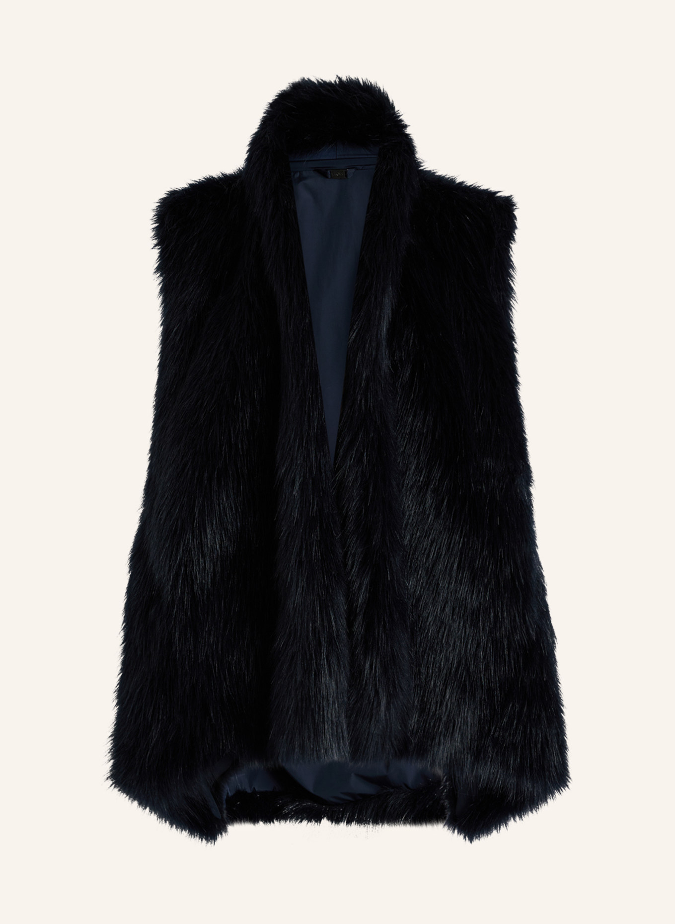 HIGH Wendeweste TRON aus Kunstfell: BLAU