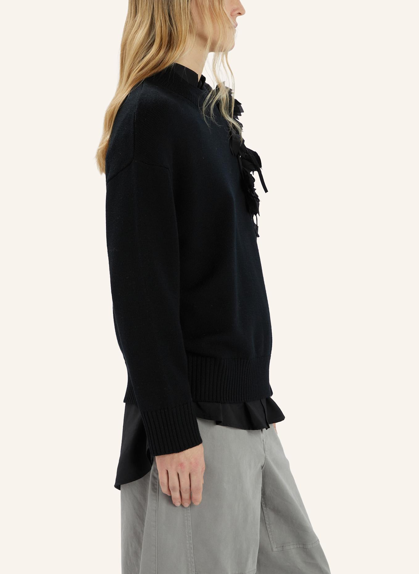 HIGH Pullover NEVER-END: SCHWARZ