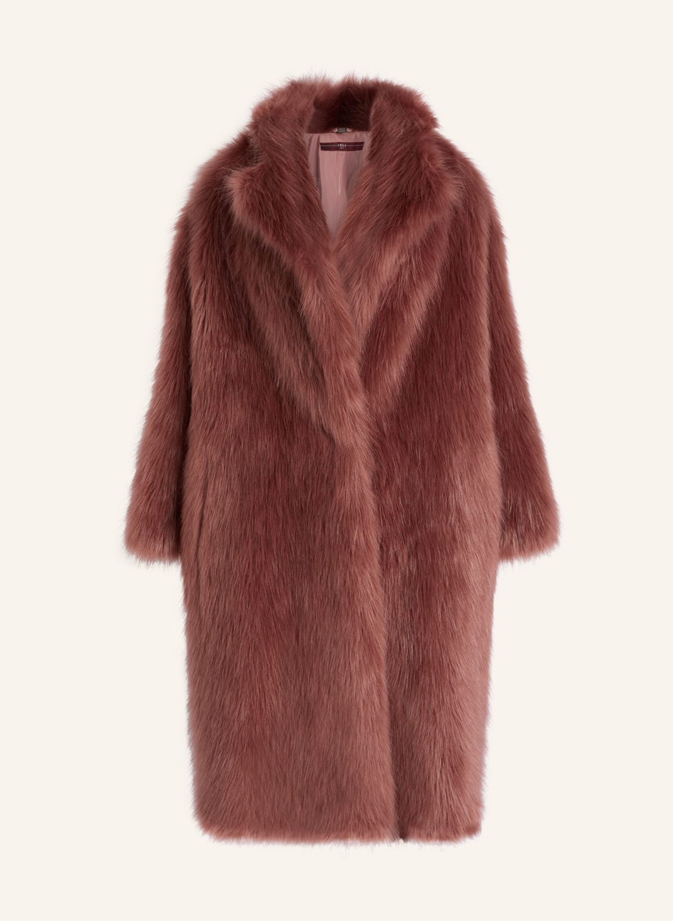 HIGH Kunstfellmantel CROSSING: ROSA