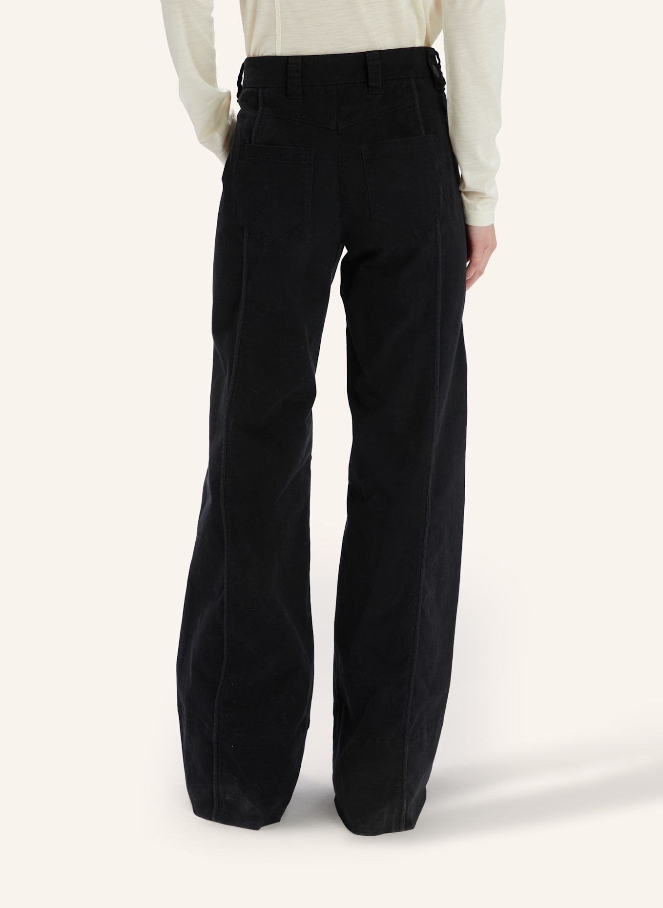 HIGH Marlenehose SALLY: SCHWARZ