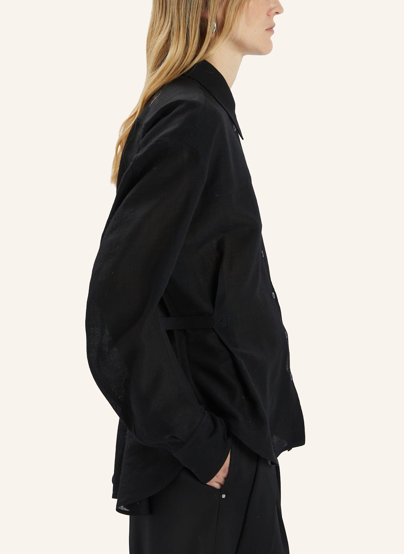 HIGH Hemdbluse SCOOT: SCHWARZ