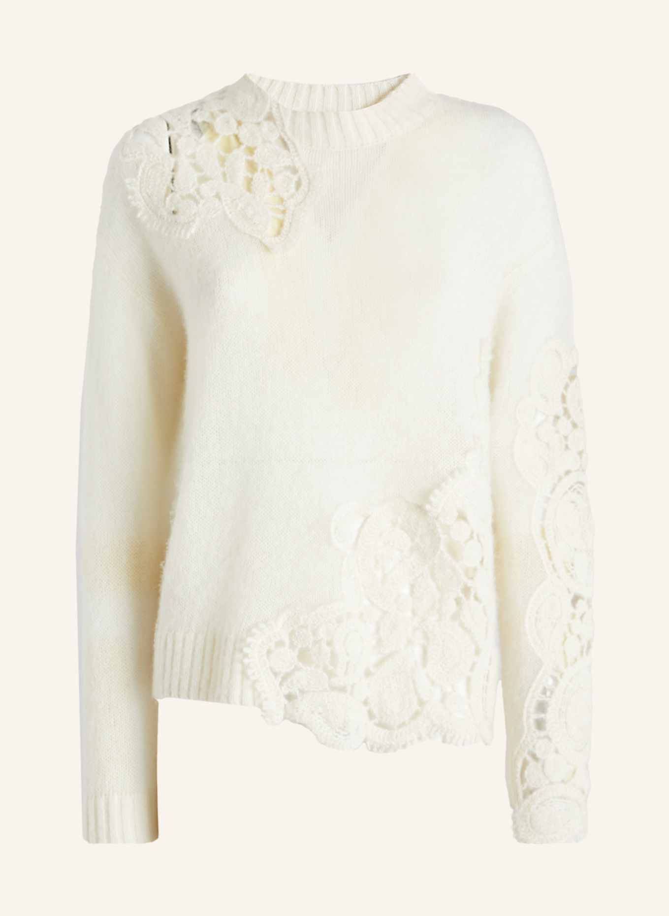HIGH Pullover SPRINGT: WEISS