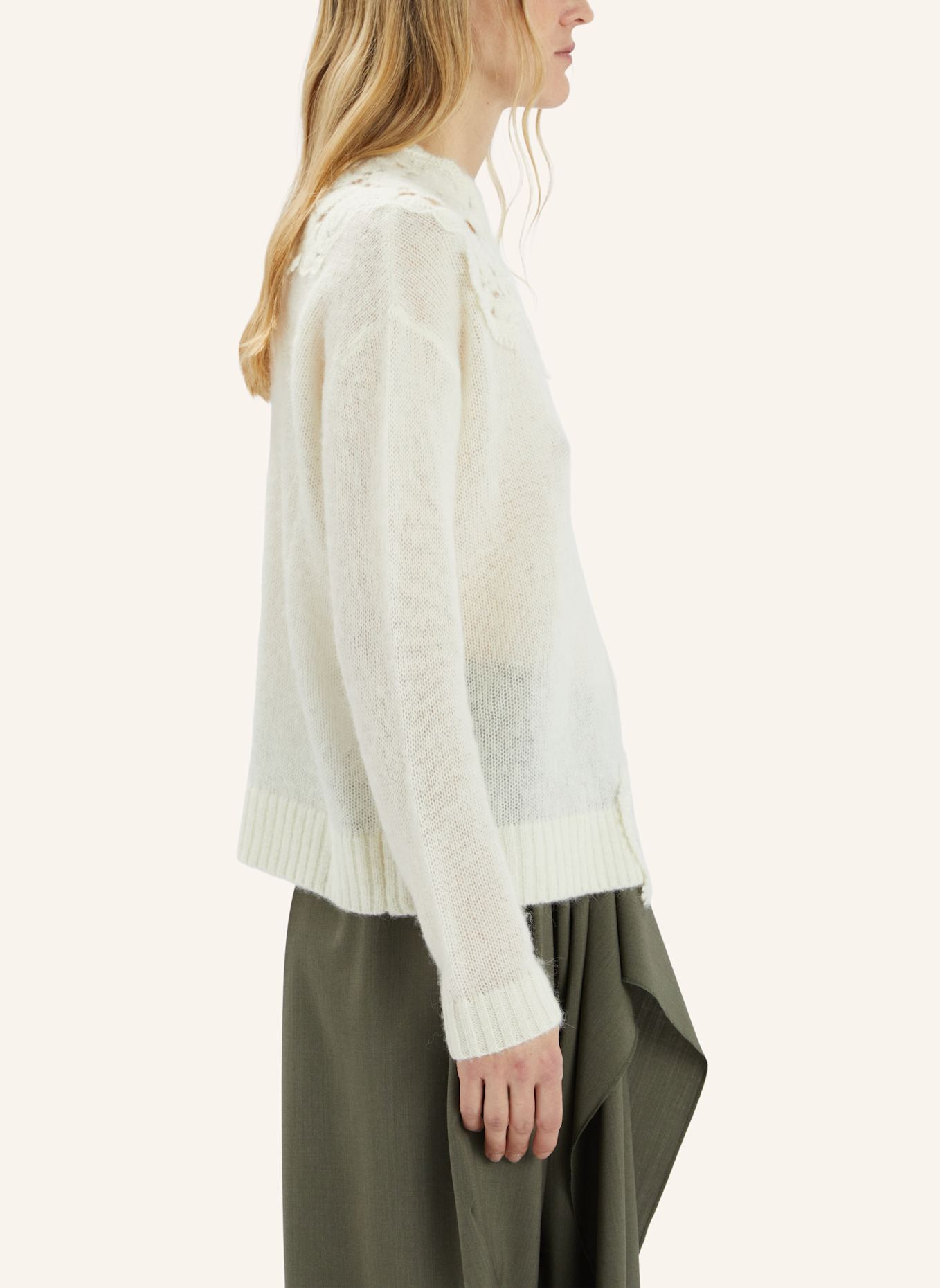 HIGH Pullover SPRINGT: WEISS