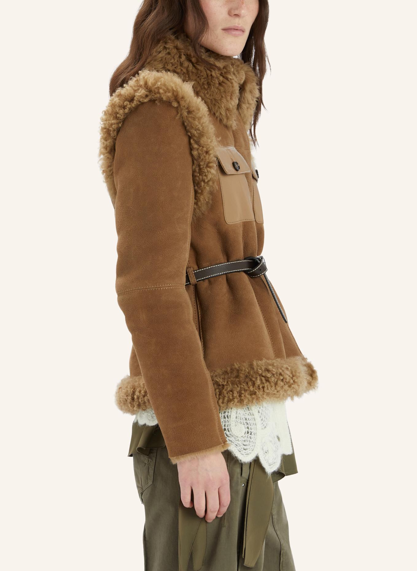 HIGH Lederjacke SIESTA: BEIGE