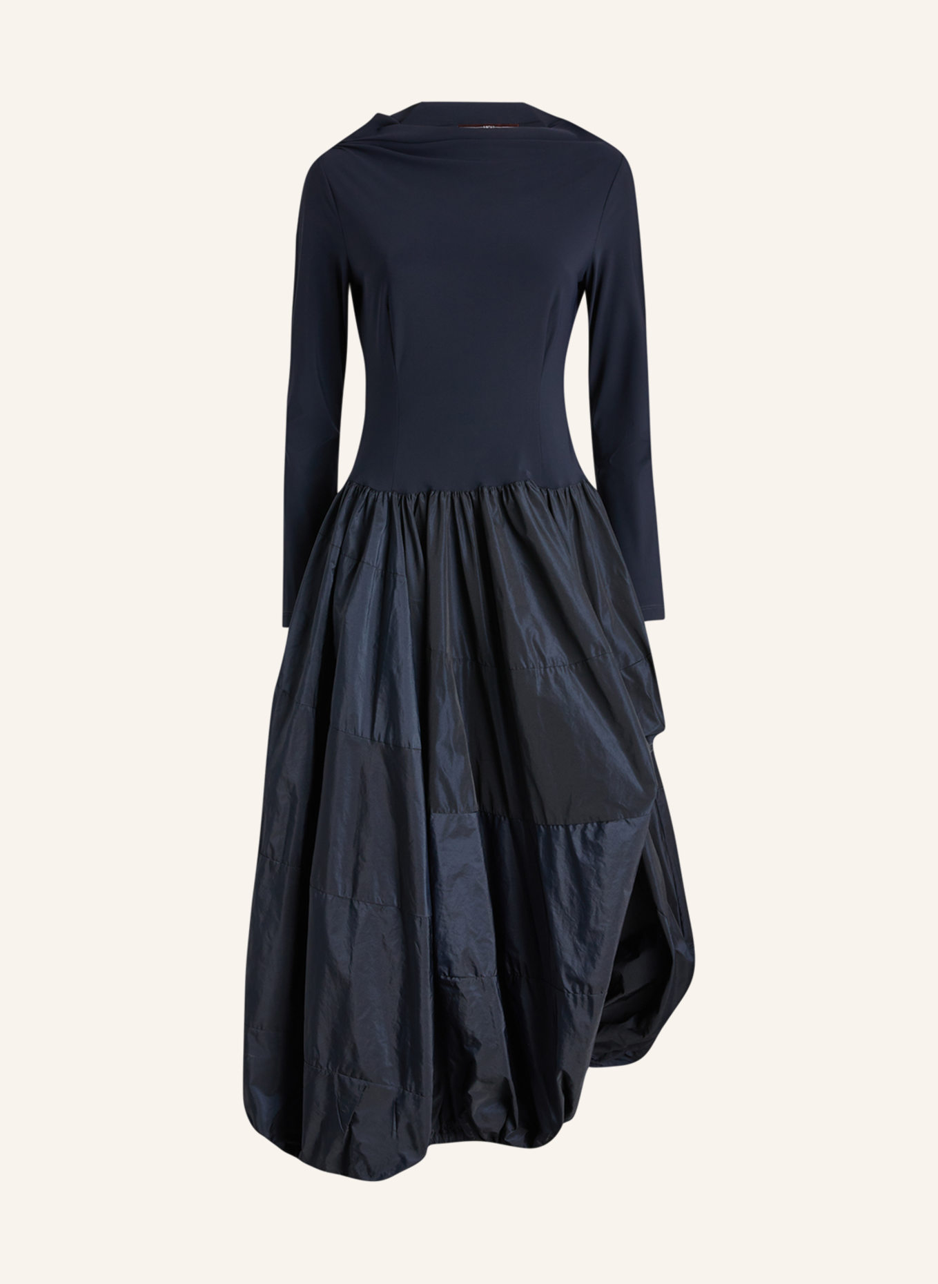 HIGH Kleid GRID: BLAU