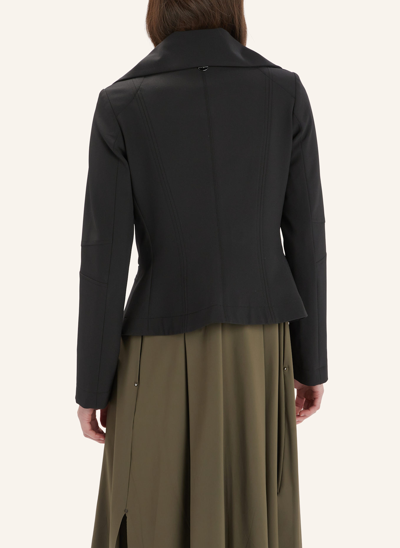 HIGH Jacke SCRUNCH: SCHWARZ