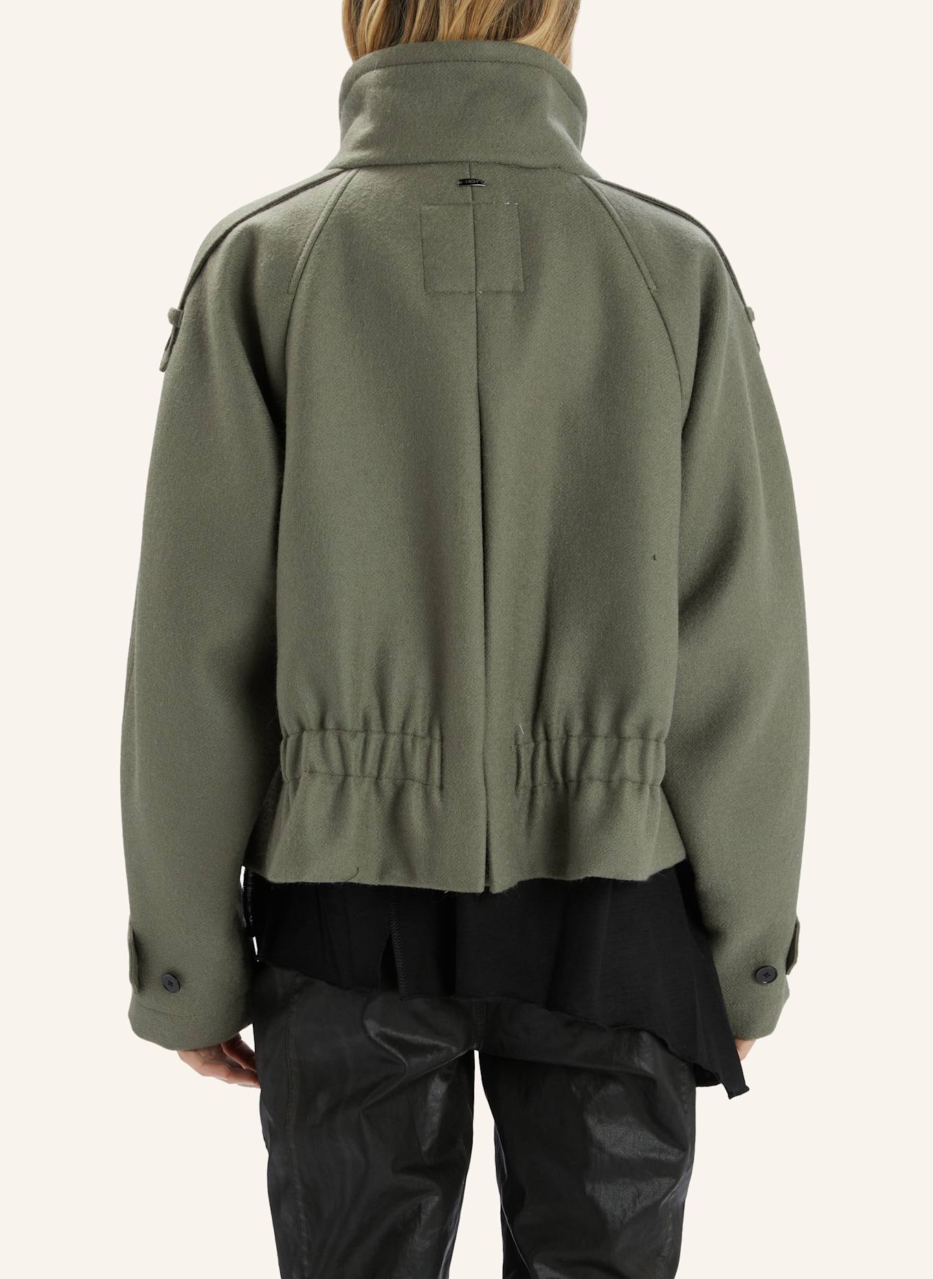 HIGH Wolljacke WINONA: GRÜN