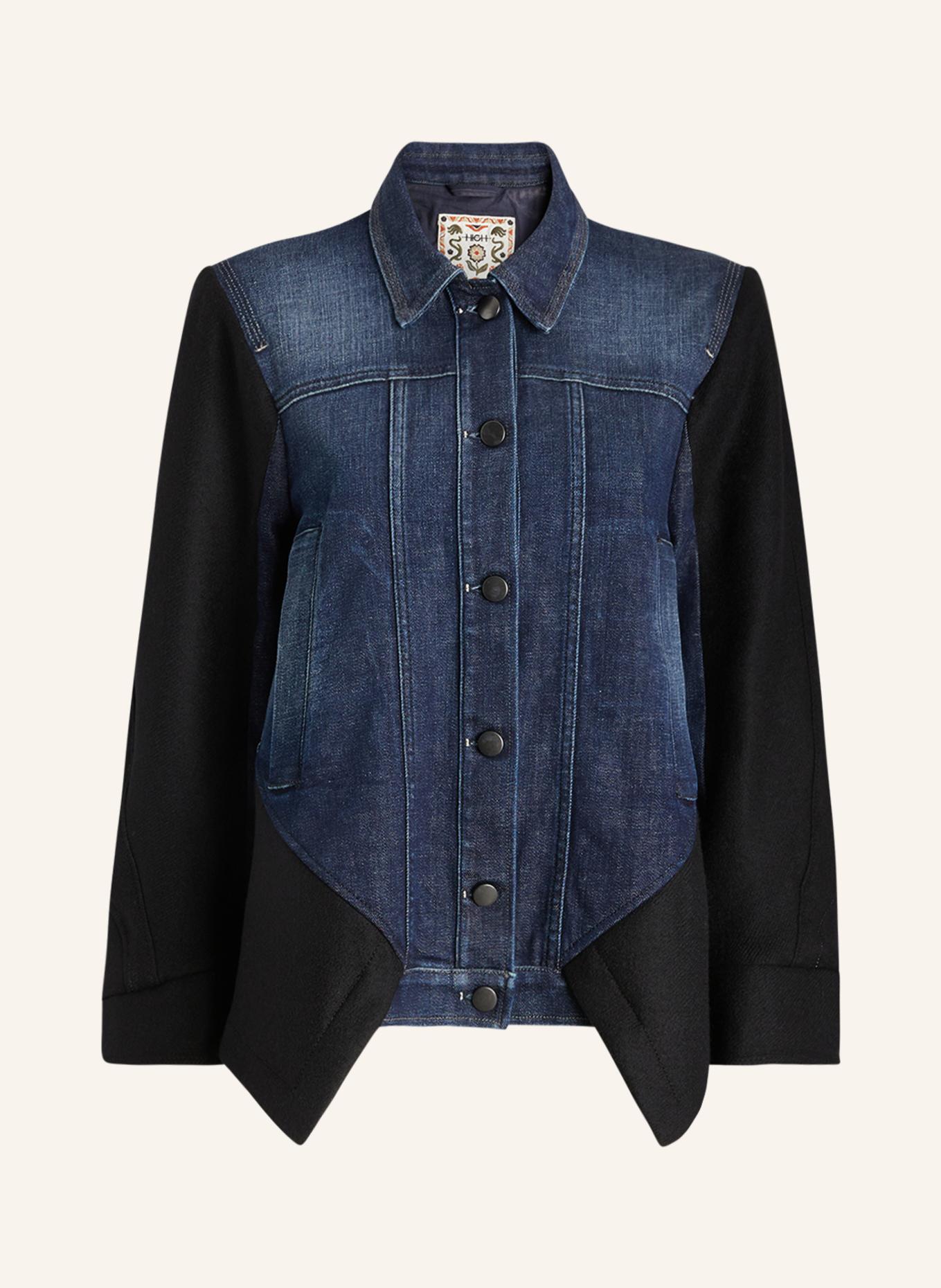 HIGH Jacke URCHIN im Materialmix: SCHWARZ