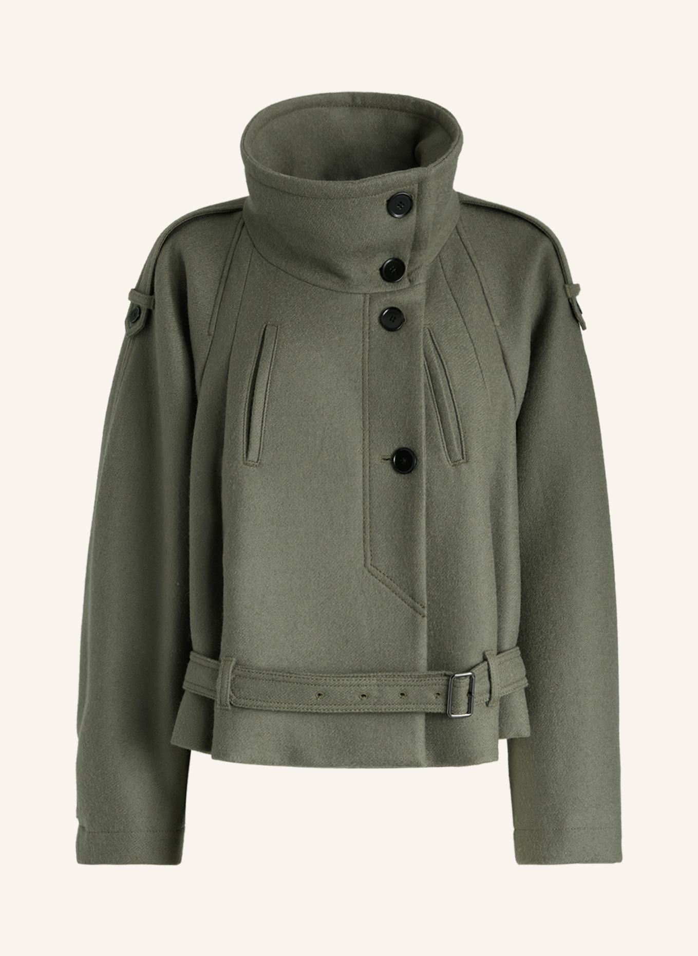 HIGH Wolljacke WINONA: GRÜN