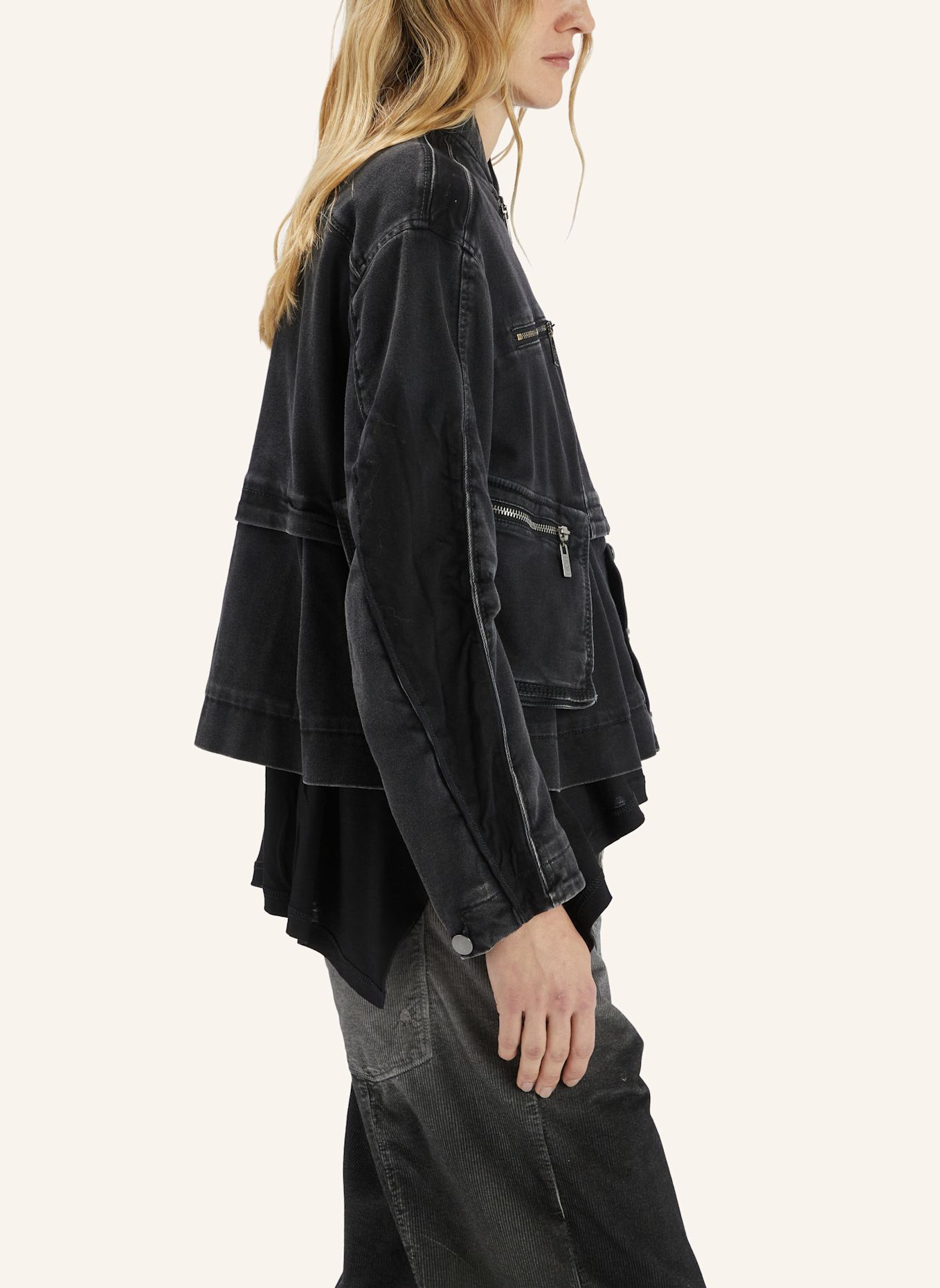 HIGH Jeansjacke KEIRA: SCHWARZ