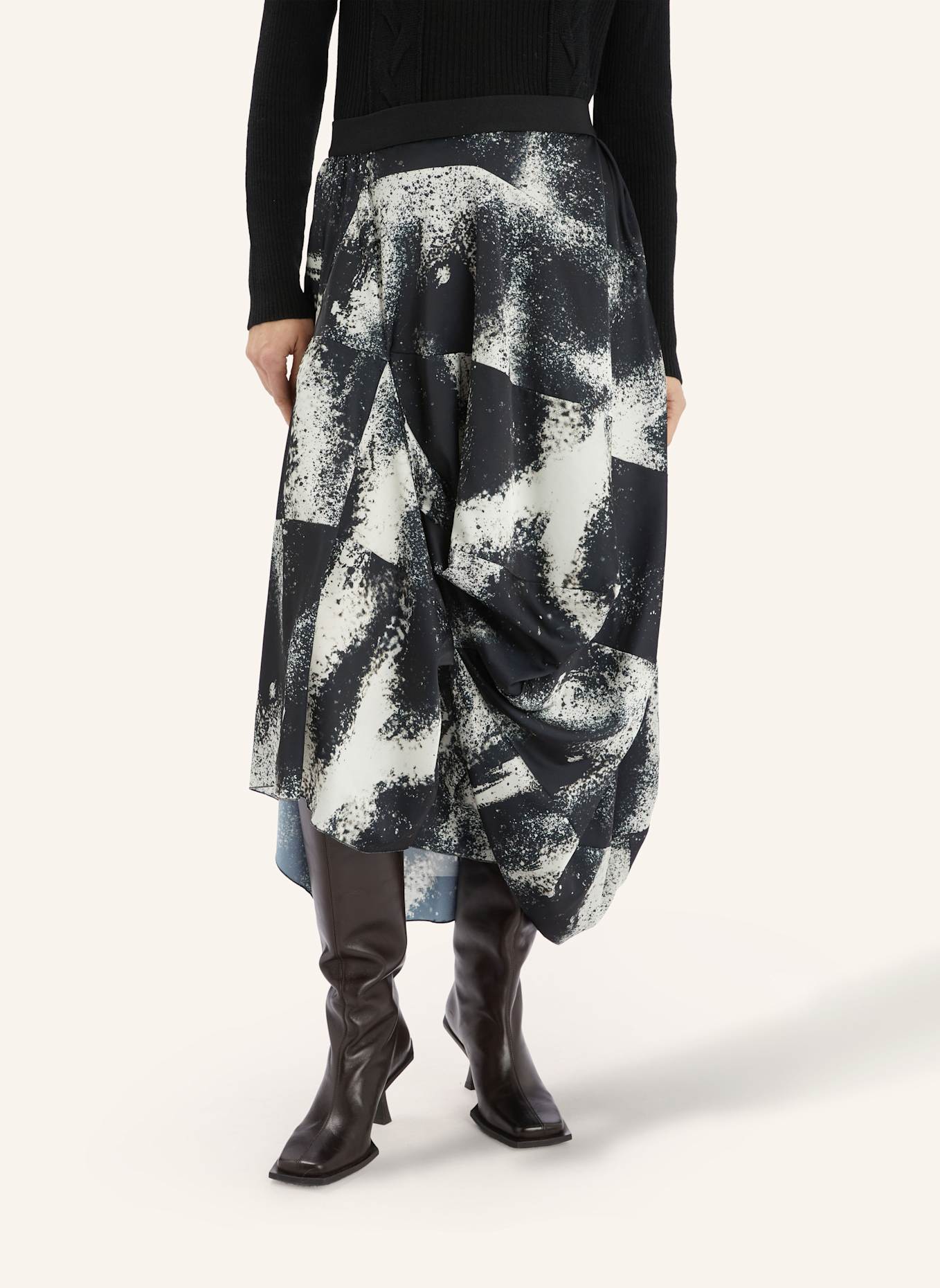 HIGH Satinrock GEEK: WEISS